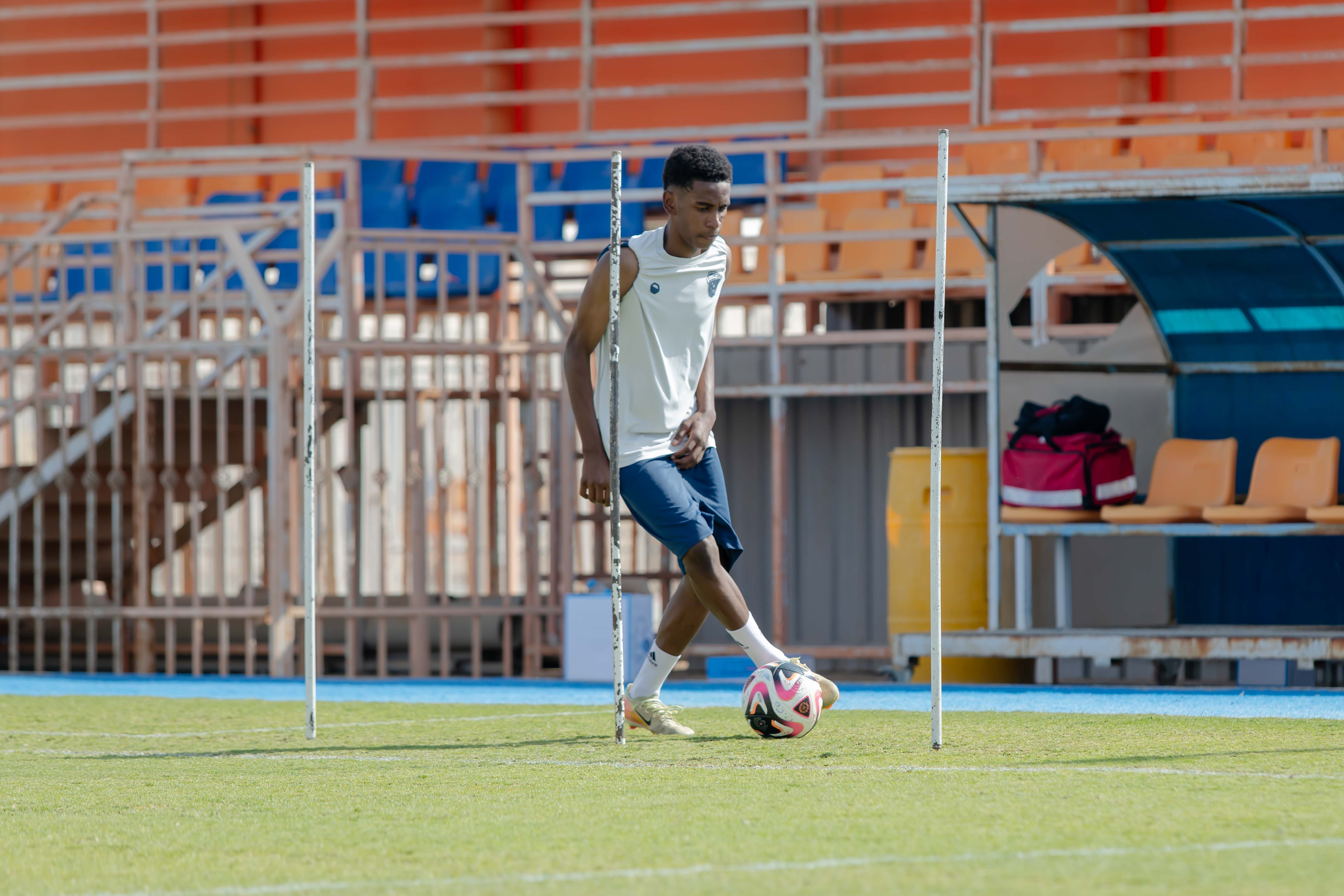 الفيحاء تحت 17 سنة يجري تمرينه الرئيس لمواجهة نظيره نادي الامجاد