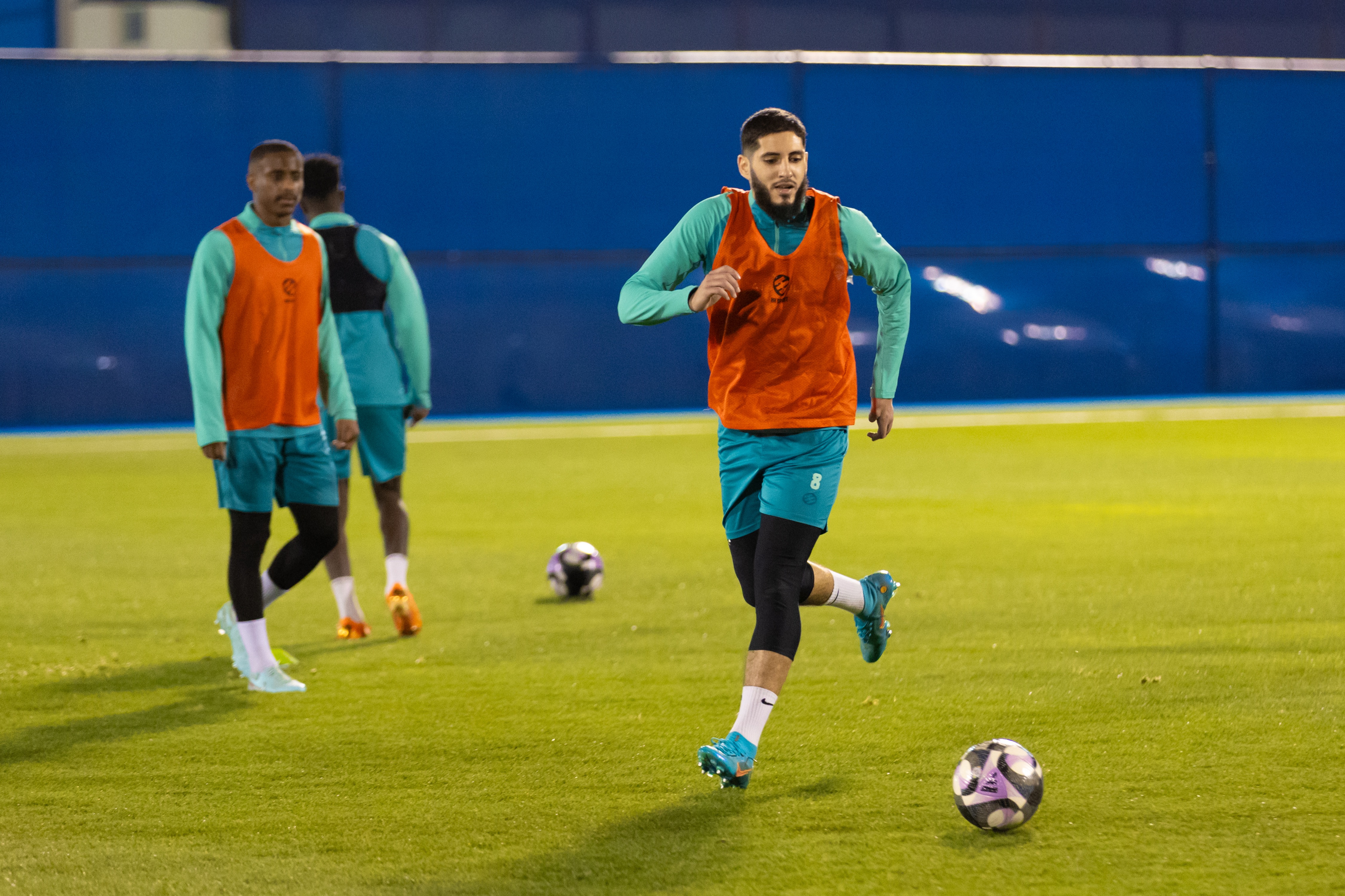 الفيحاء يجري مرانه الرئيس استعداداً لمواجهة الإتفاق