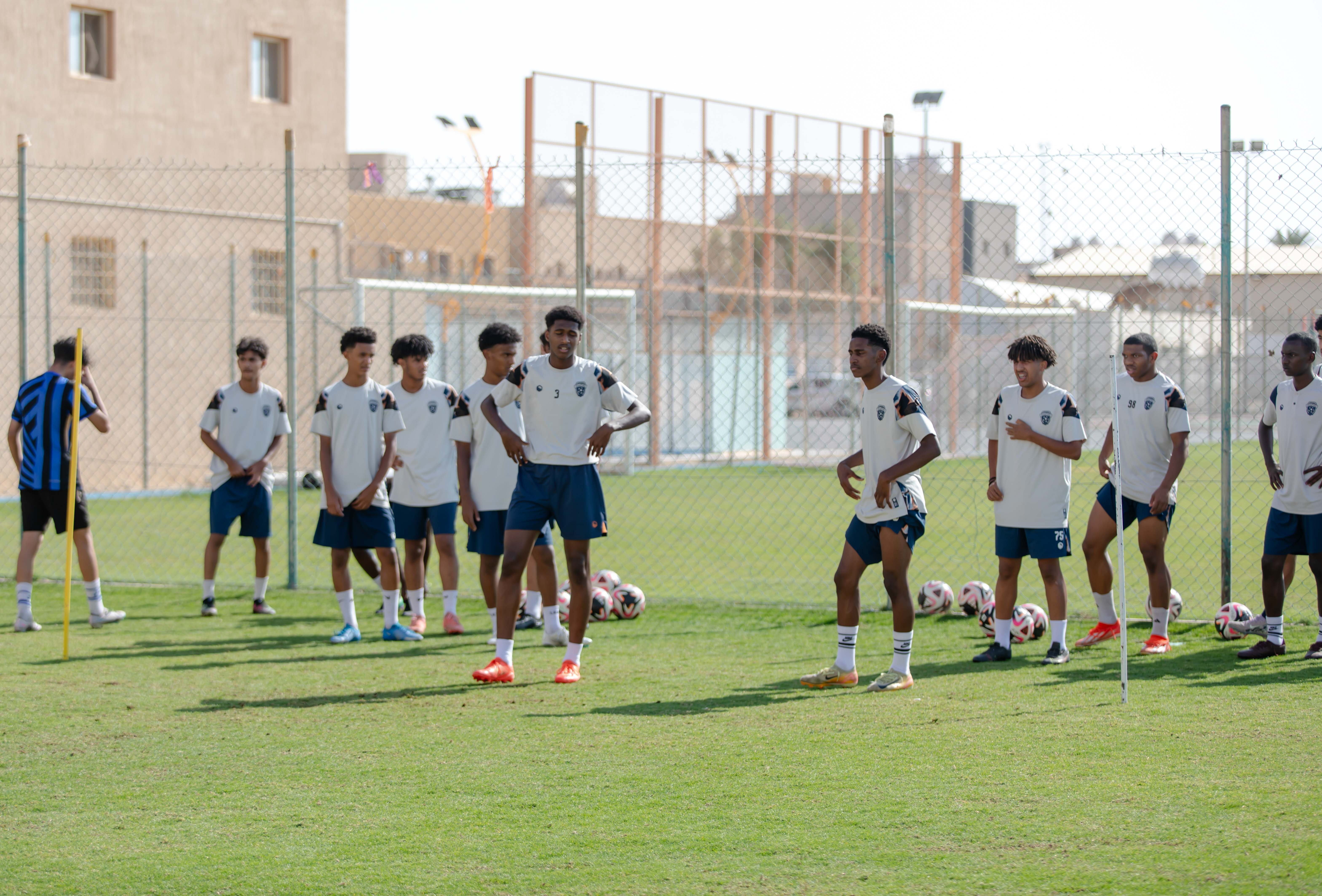 الفيحاء تحت 17 سنة يواصل تحضيراته اليومية لمواجهة نظيره نادي الشعلة