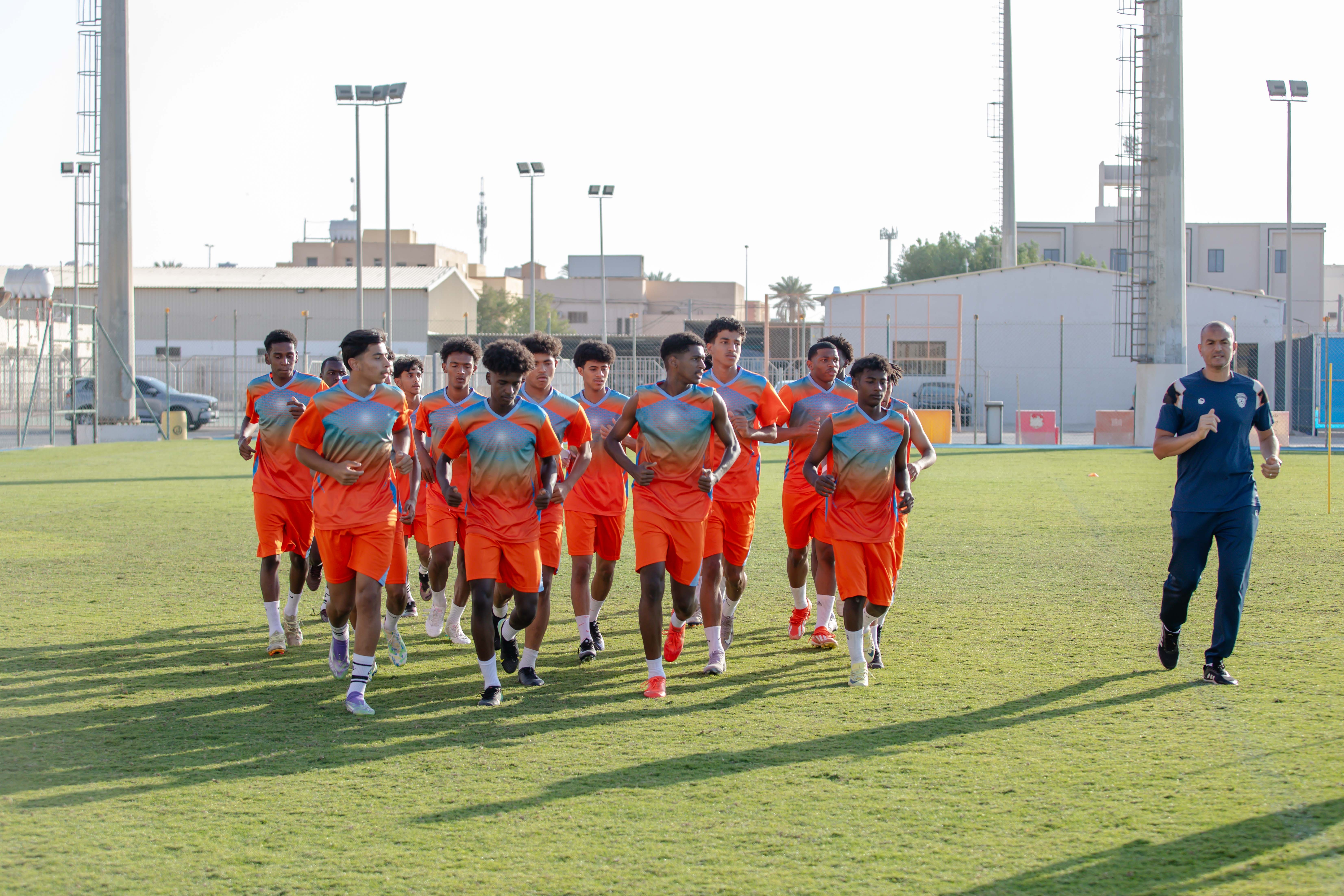 الفيحاء تحت 17 سنة يجري تمرينه الرئيس لمواجهة نظيره نادي الانصار