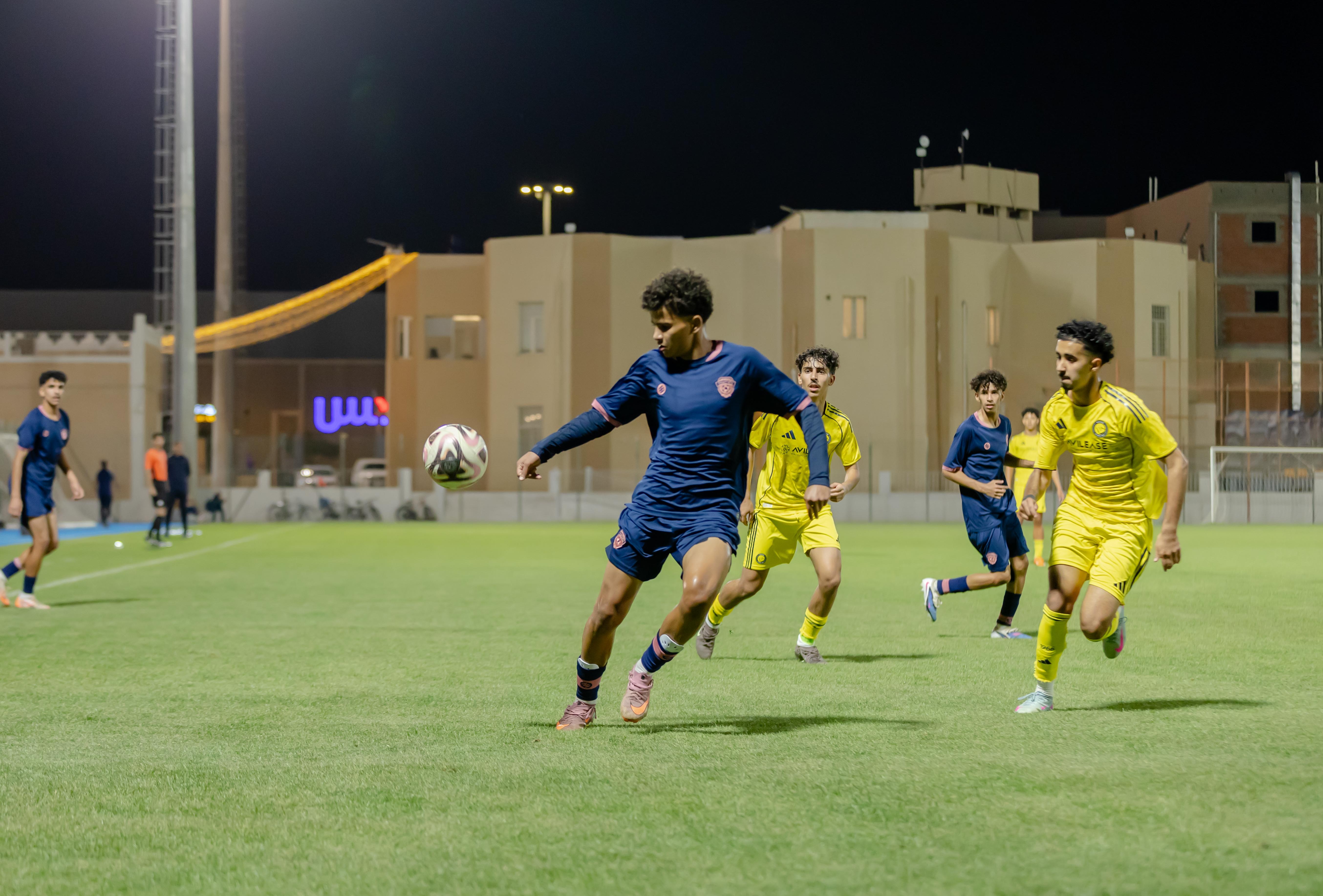 الفيحاء تحت 16 سنة يخسر لقاء نظيره نادي النصر