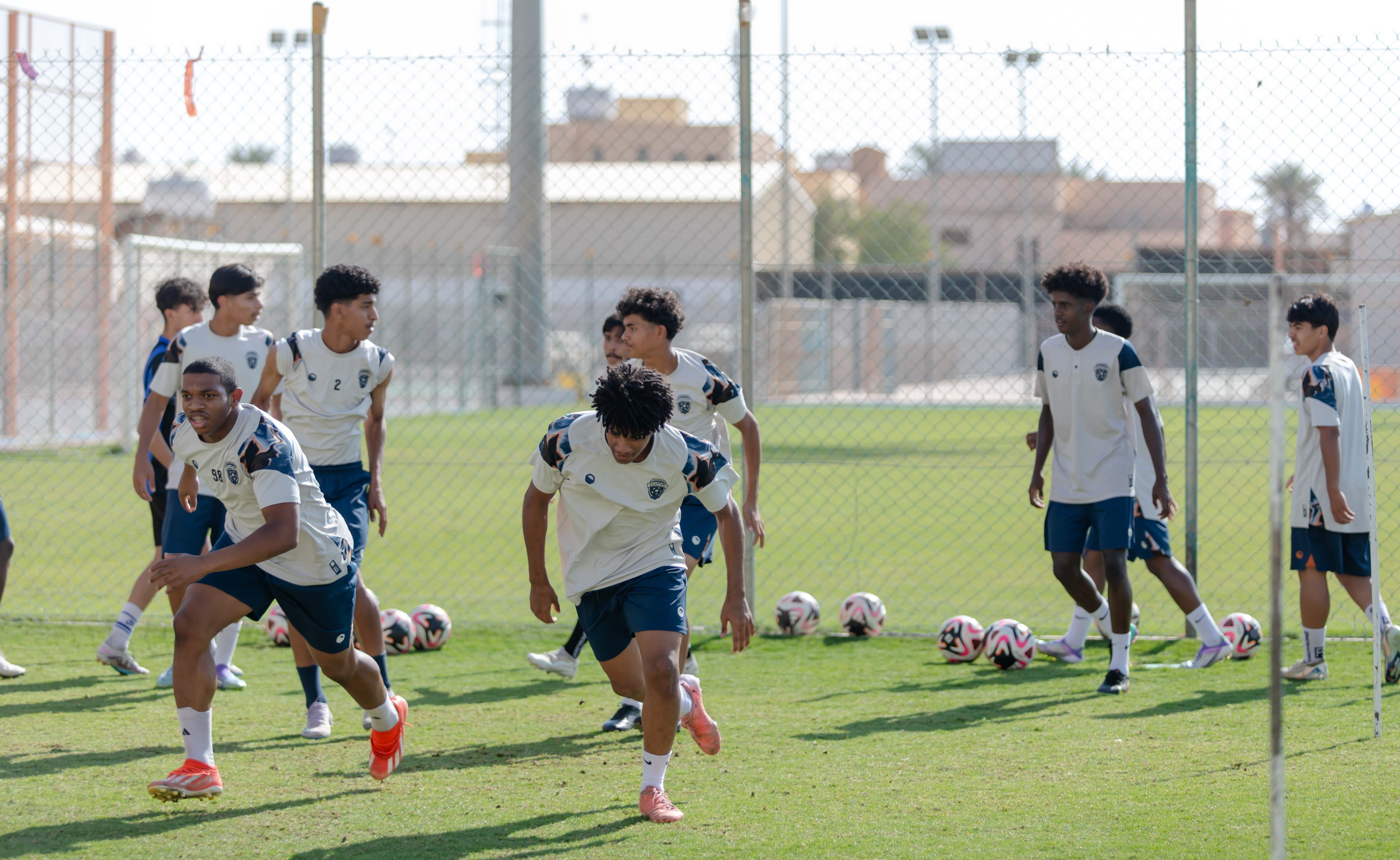 الفيحاء تحت 17 سنة يواصل تحضيراته اليومية لمواجهة نظيره نادي الشعلة