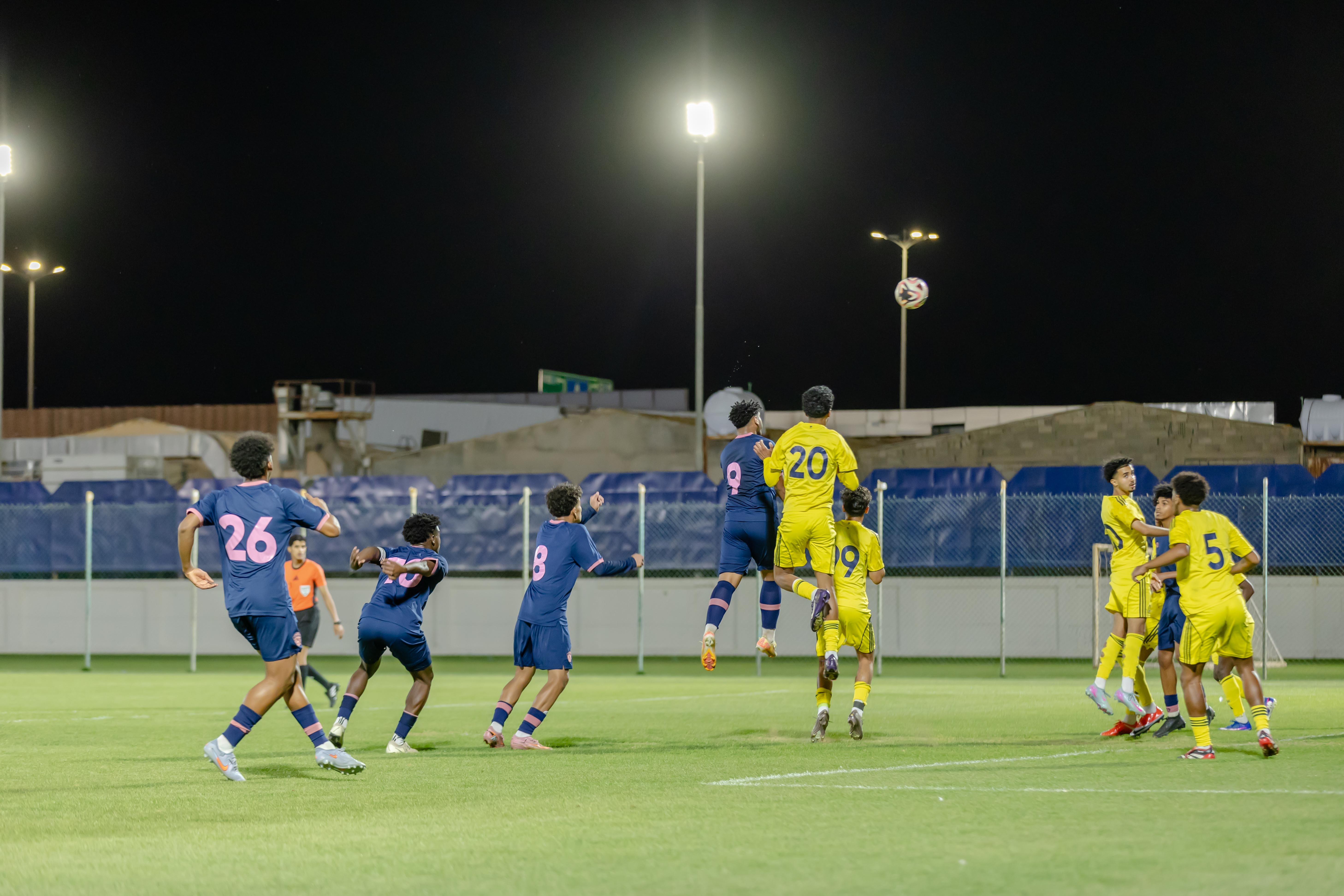 الفيحاء تحت 16 سنة يخسر لقاء نظيره نادي النصر