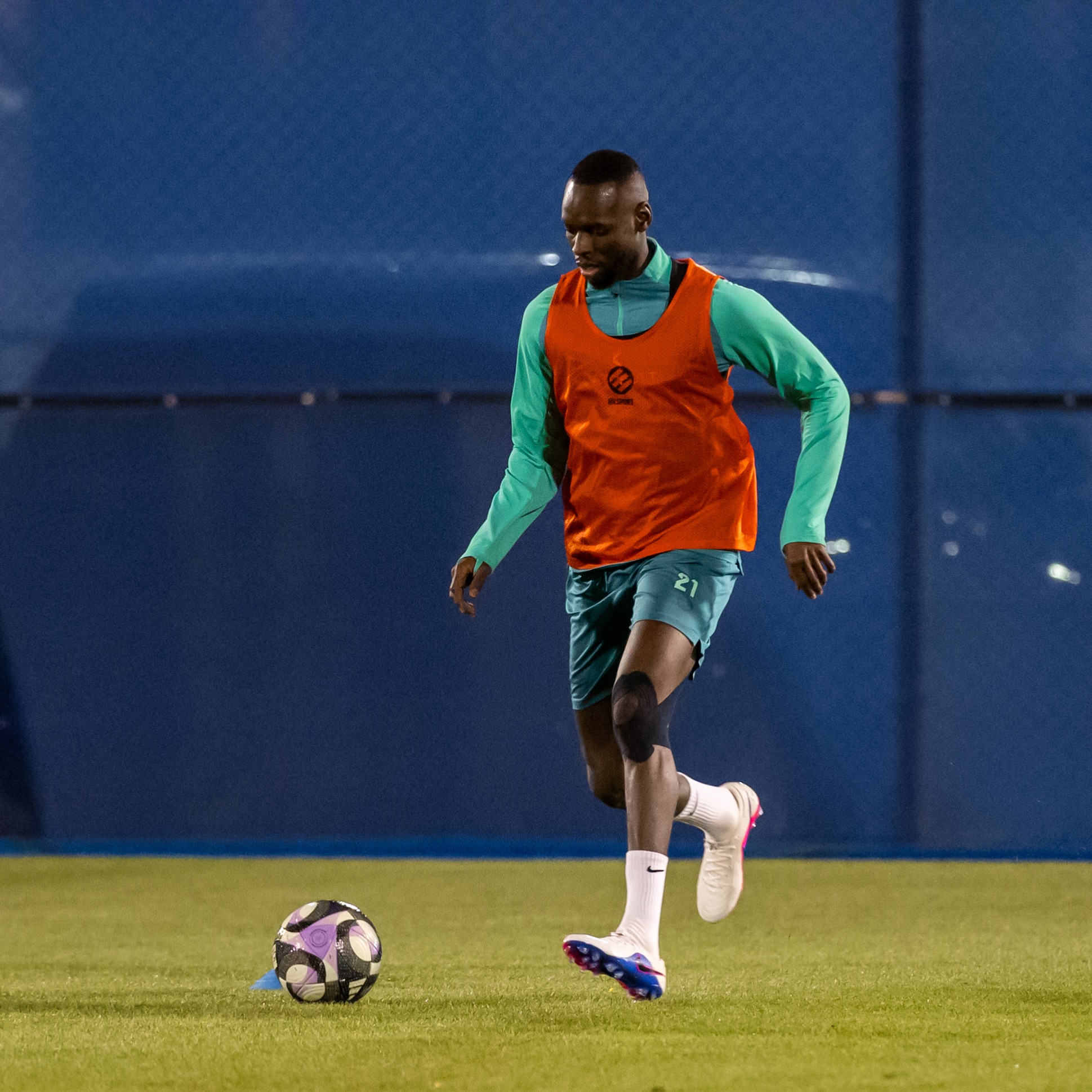 الفيحاء يجري حصة تدريبية مسائية اليوم الخميس