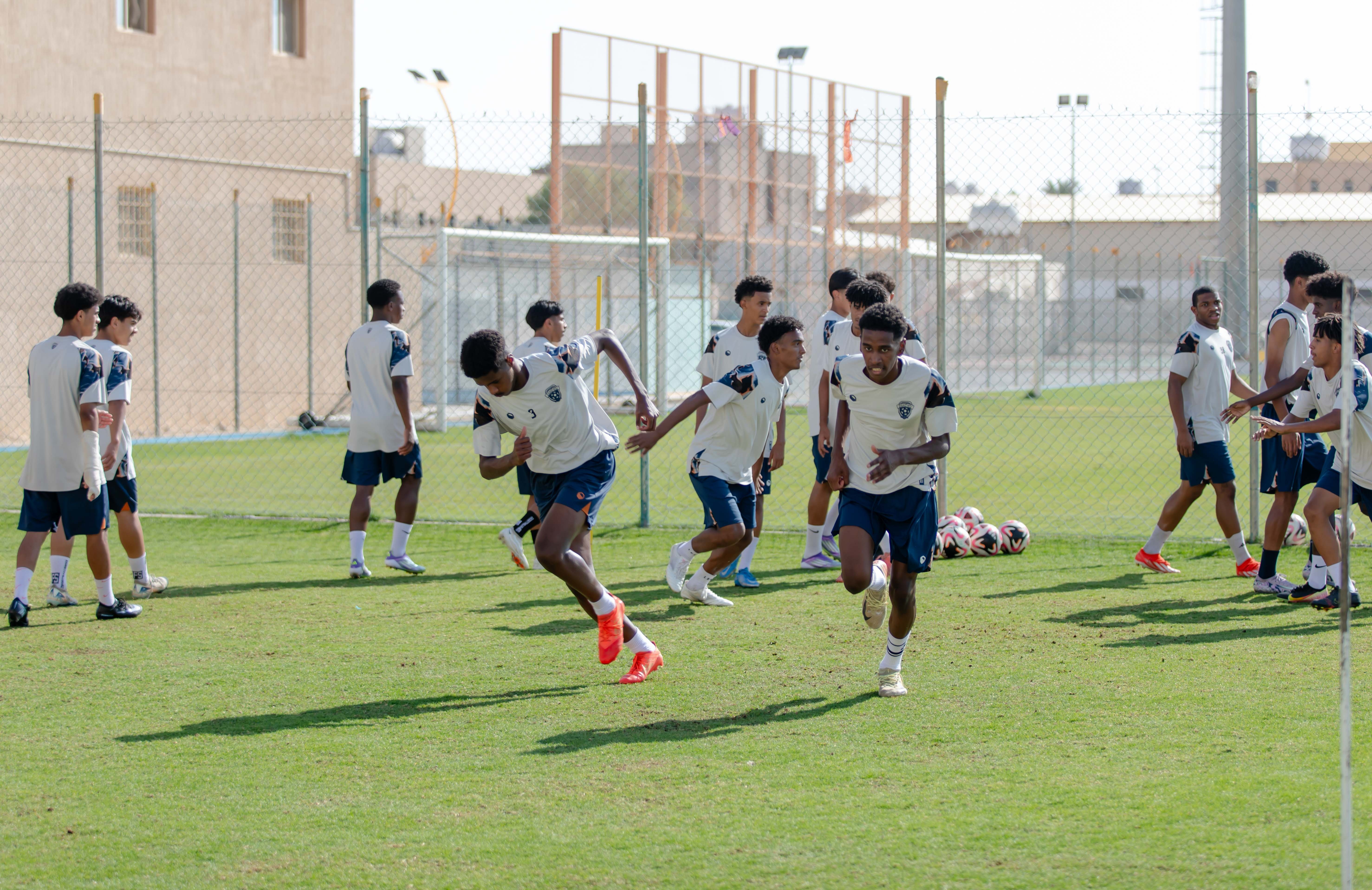 الفيحاء تحت 17 سنة يواصل تحضيراته اليومية لمواجهة نظيره نادي الشعلة