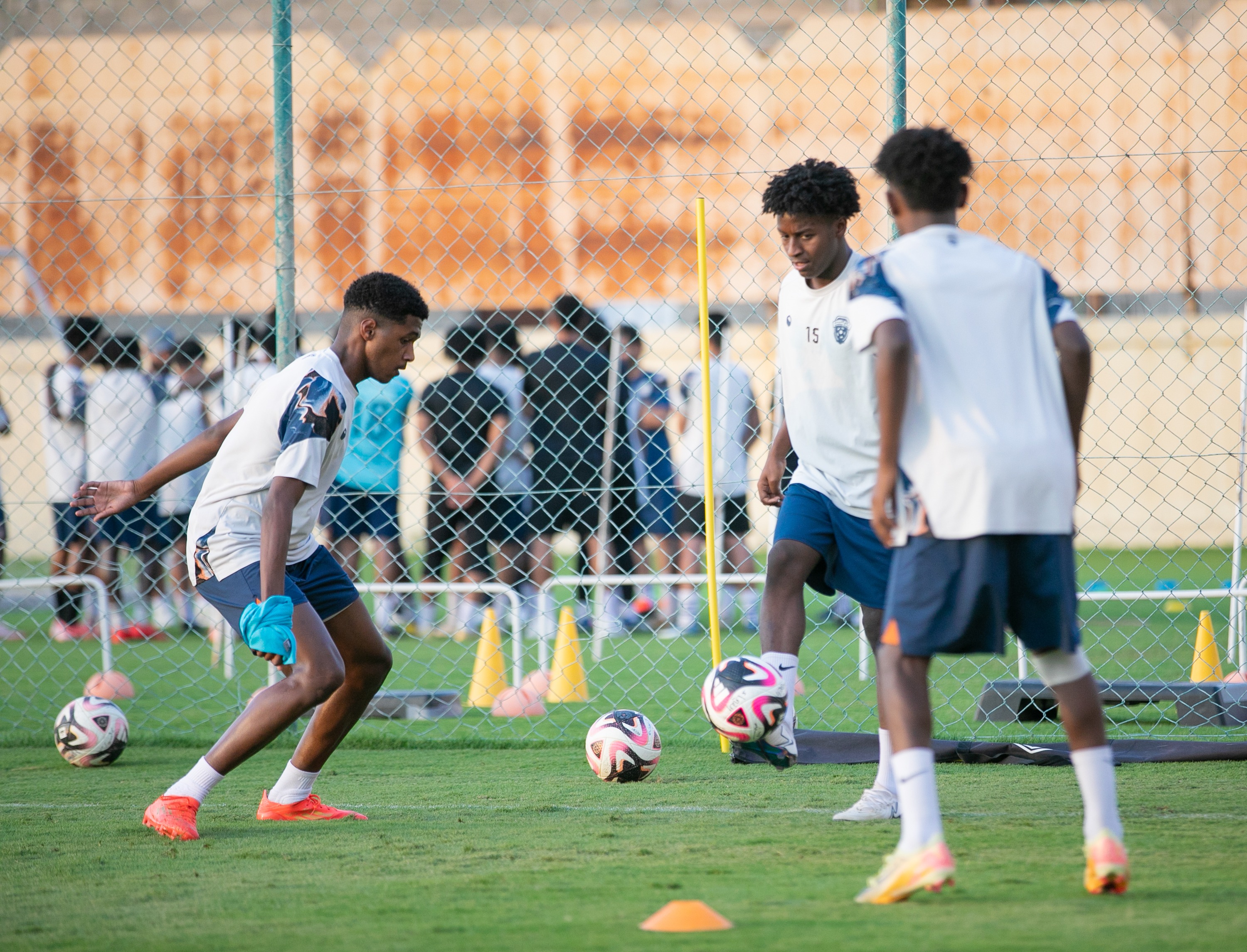 الفيحاء تحت 17 سنة يواصل تحضيراته اليومية لمواجهة نظيره نادي الجيل