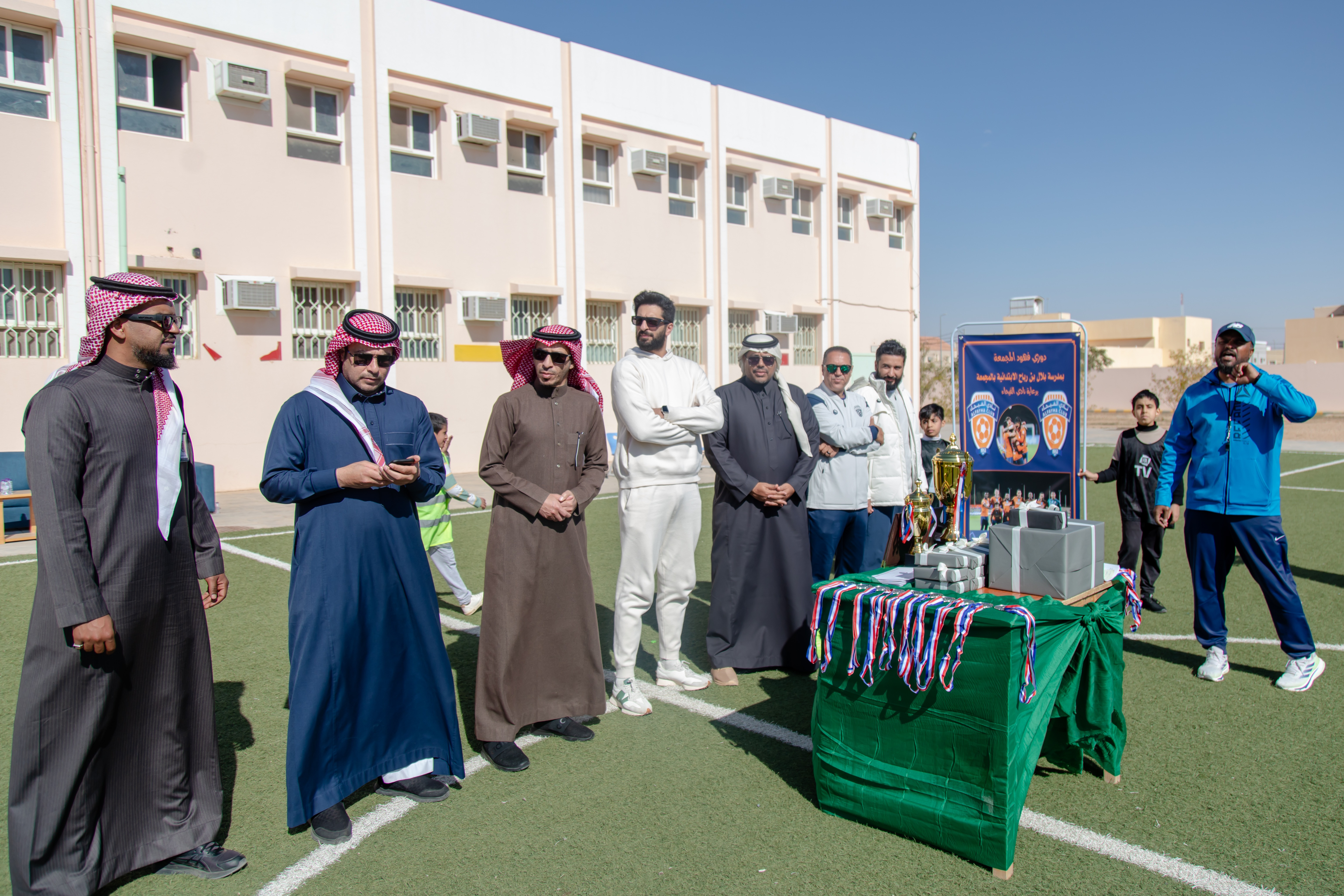 في إطار مبادرة الحضور الجماهيري التي ينظمها مجلس الجمهور الفيحاوي، الفيحاء يرعى دوري "فهود المجمعة"