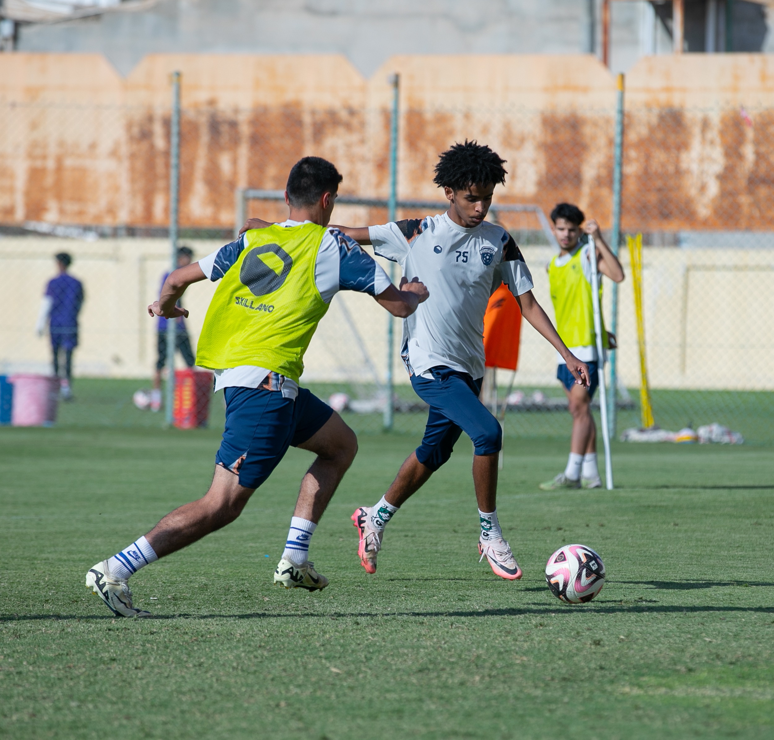الفيحاء تحت 18 سنة يجري تمرينه الرئيس لمواجهة نظيره نادي النصر