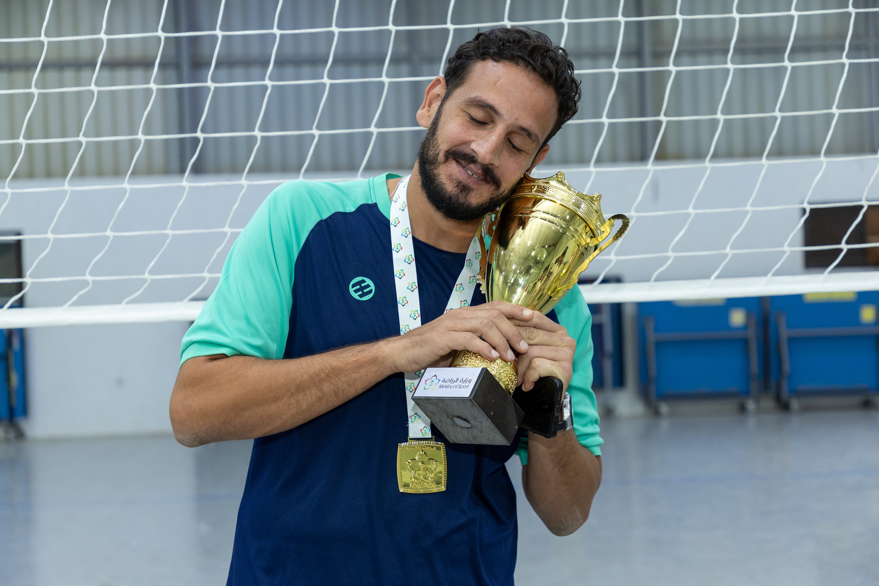 ناشئو الفيحاء لكرة الطائرة أبطال مكتب محافظة المجمعة