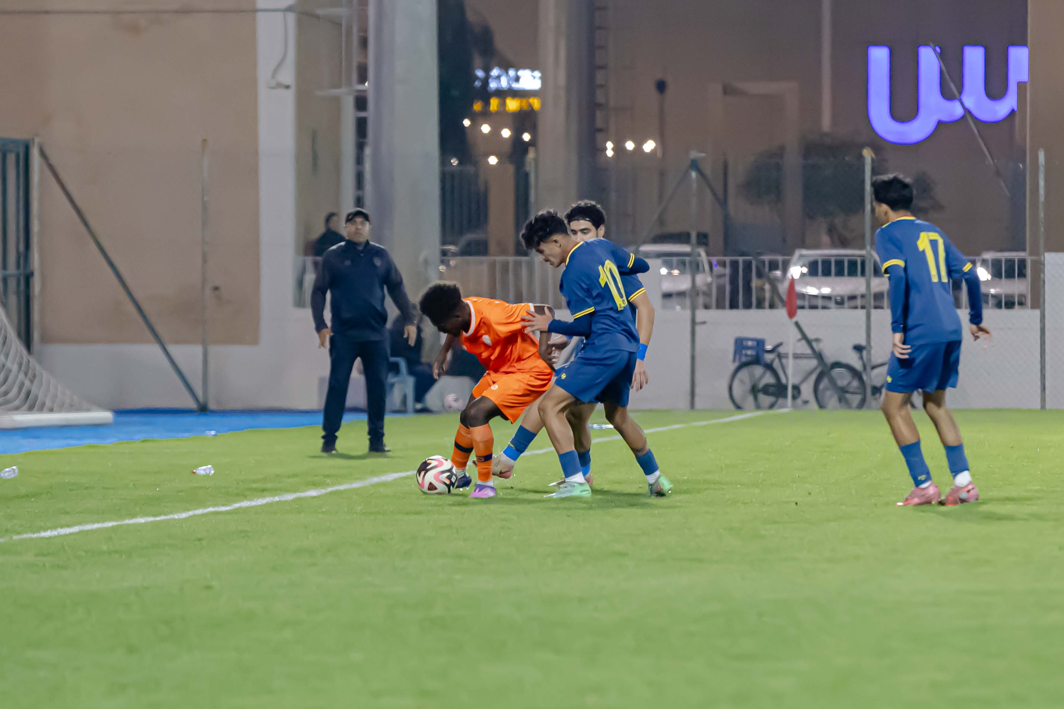 الفيحاء تحت 18 سنة يتعادل ايجابياً مع نظيرة نادي الحزم