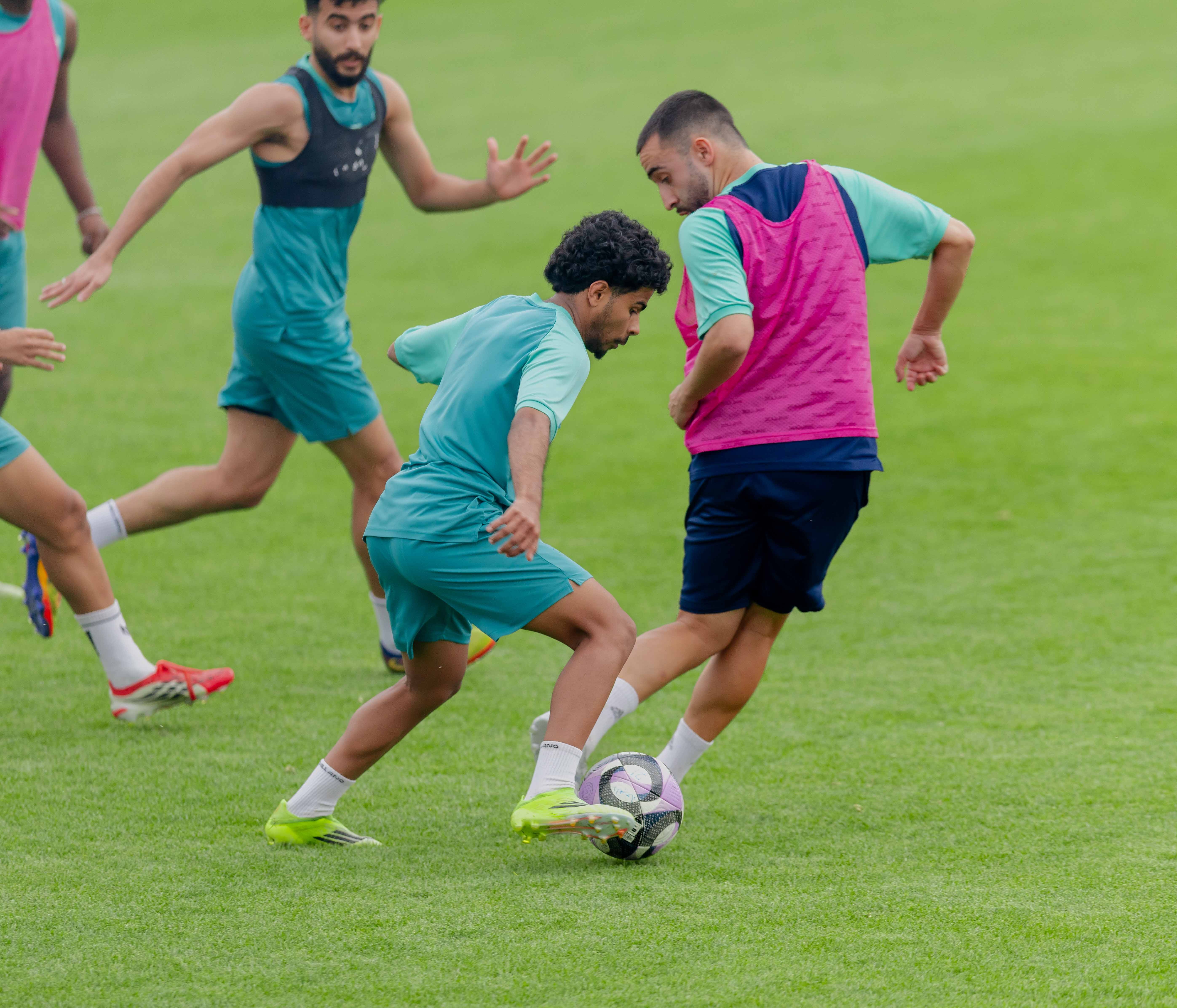 الفيحاء تحت 21 عامًا يُجري تمرينه الرئيسي استعدادًا لملاقاة القادسية .