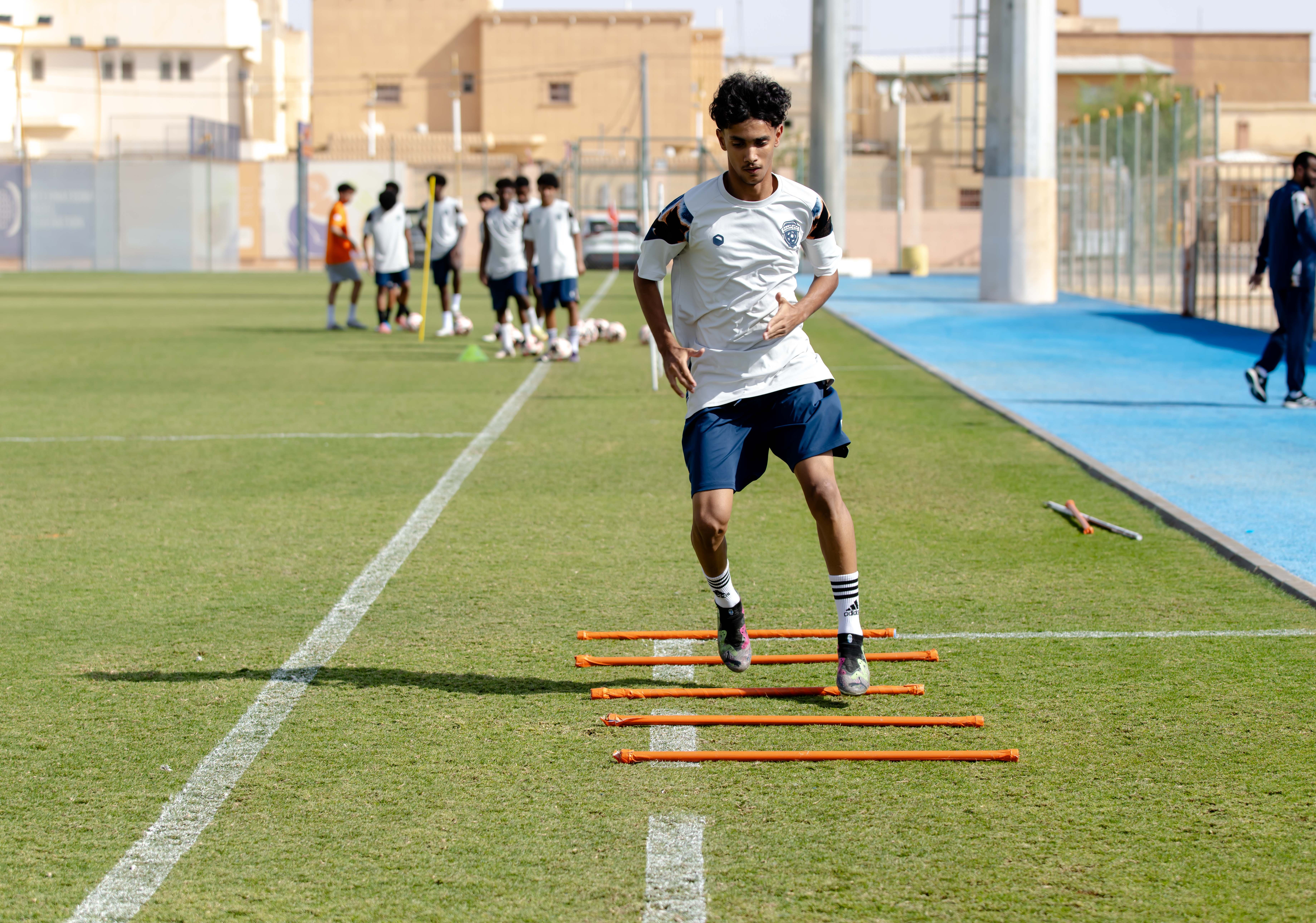 الفيحاء تحت 17 سنة يجري تمرينه الرئيس لمواجهة نظيره نادي الامجاد