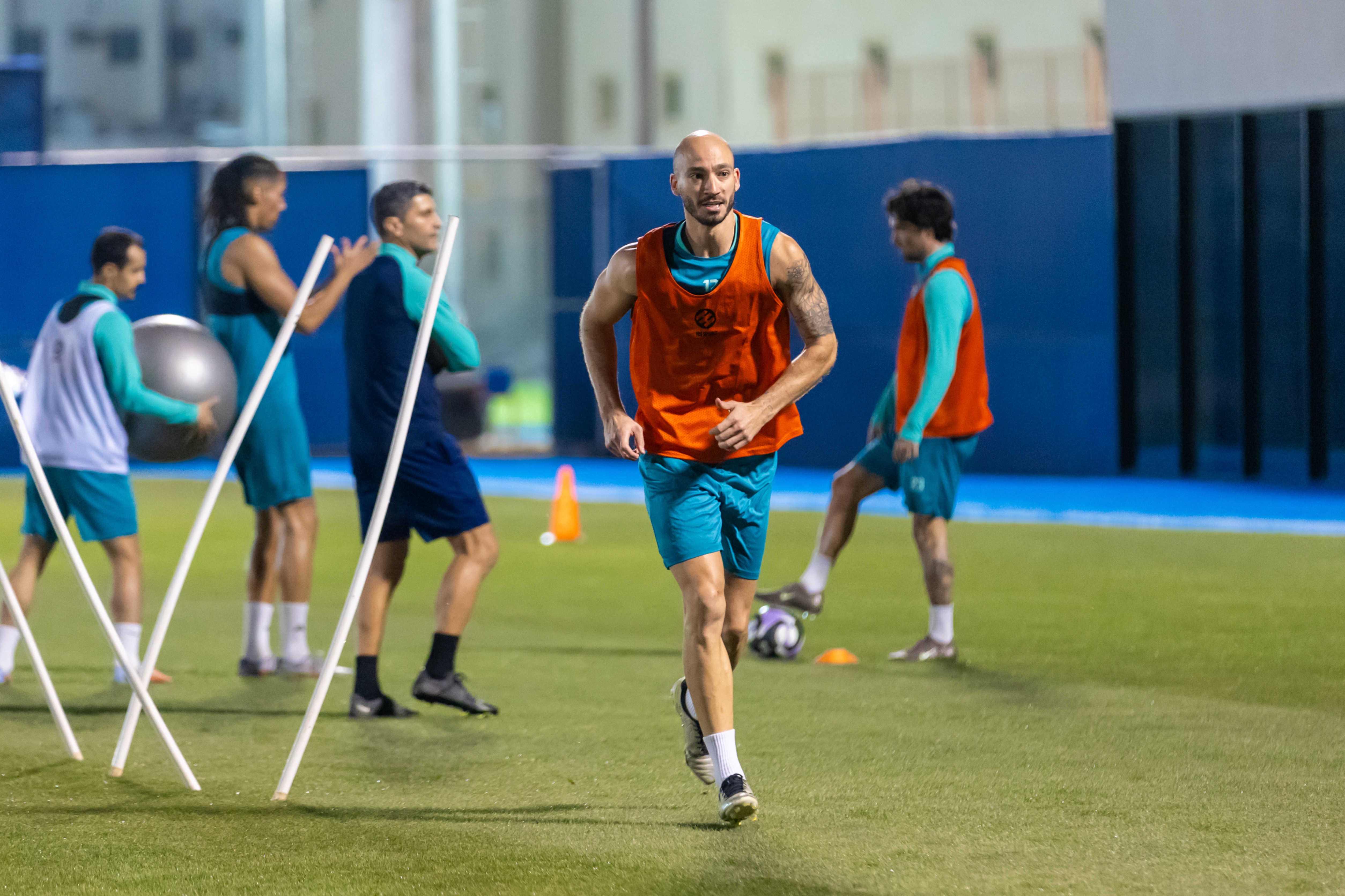 الفيحاء يواصل تدريباته في مقر النادي