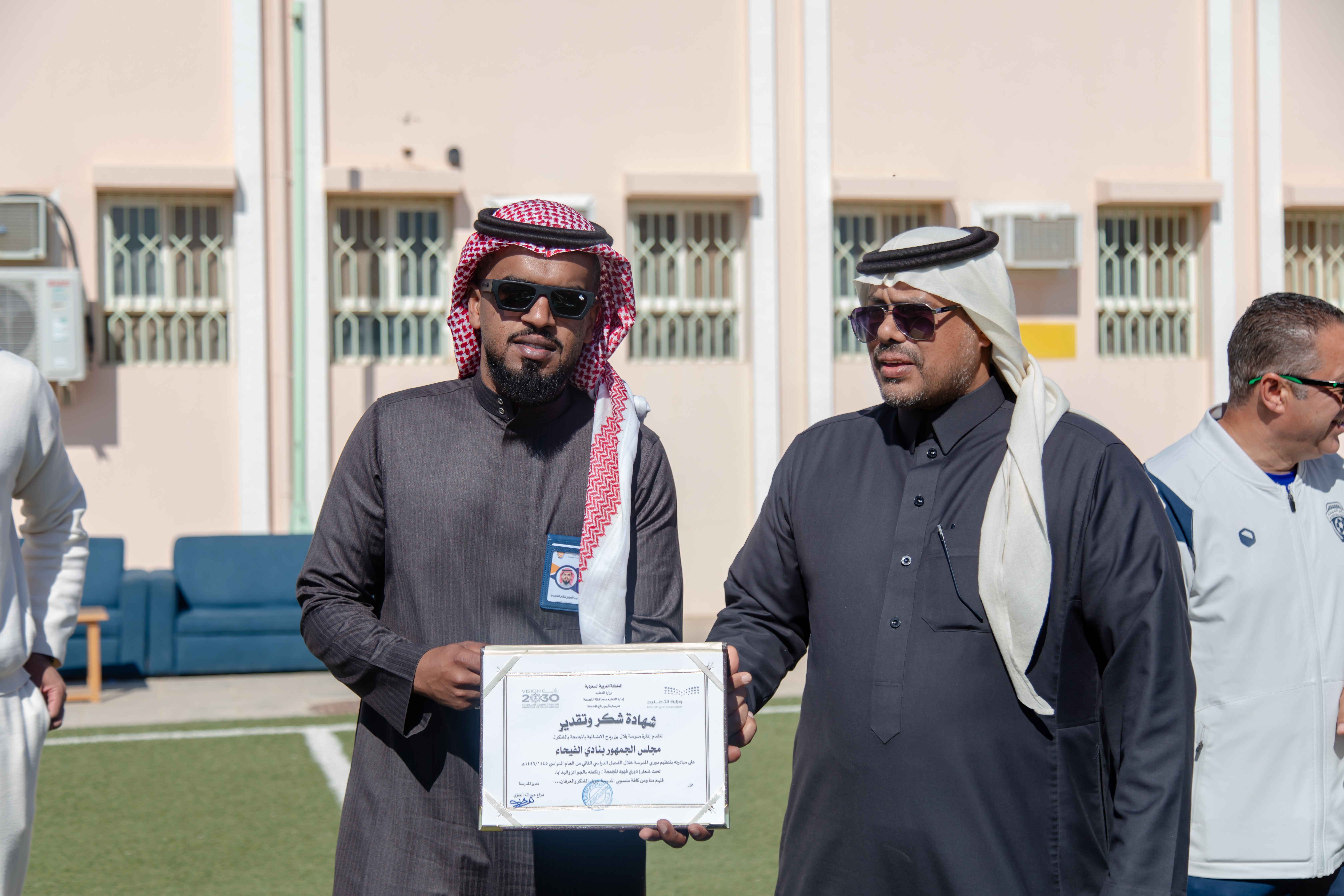 في إطار مبادرة الحضور الجماهيري التي ينظمها مجلس الجمهور الفيحاوي، الفيحاء يرعى دوري "فهود المجمعة"