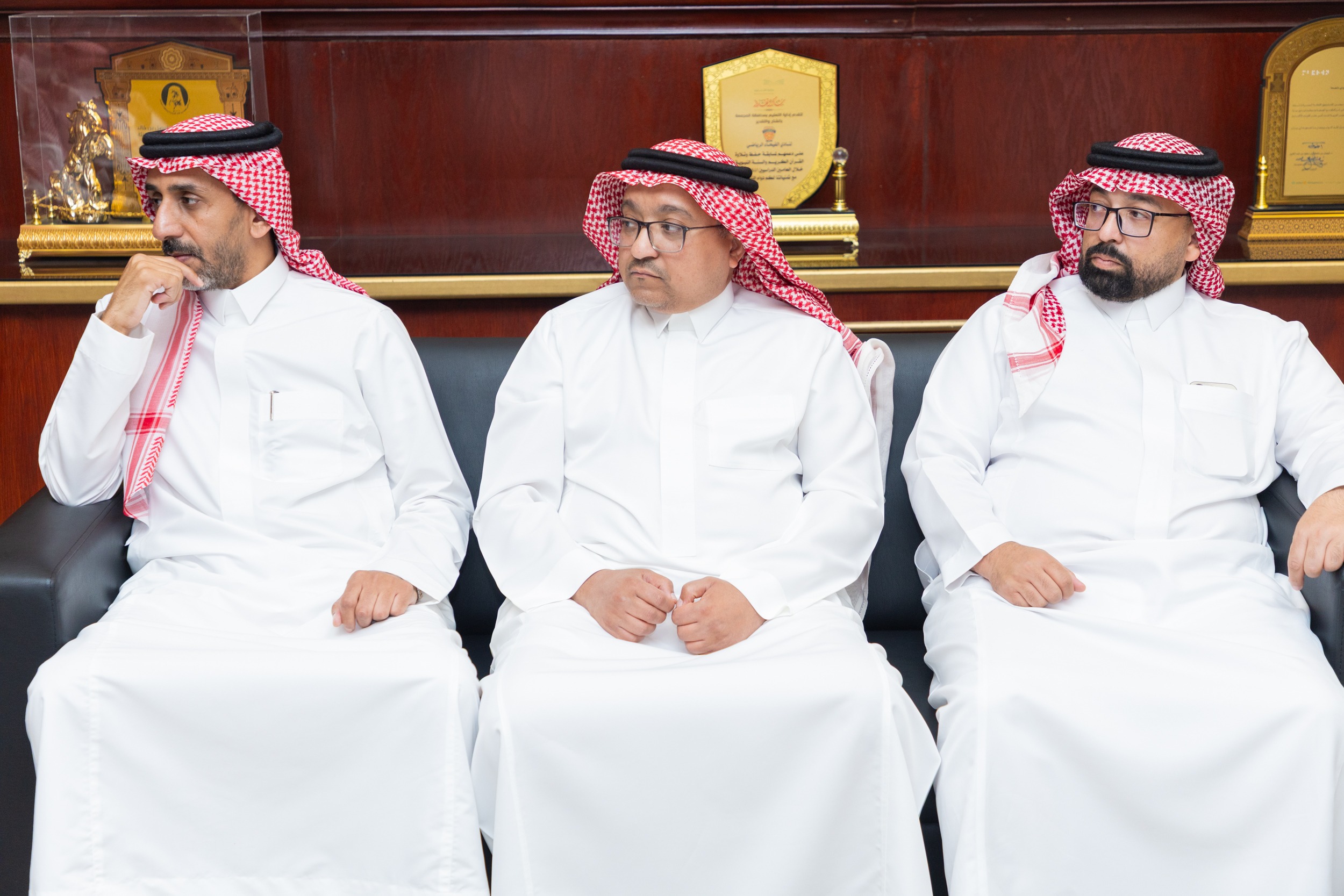 رئيس نادي الكوكب المهندس يزيد بن ناصر الزعاقي يزور الفيحاء