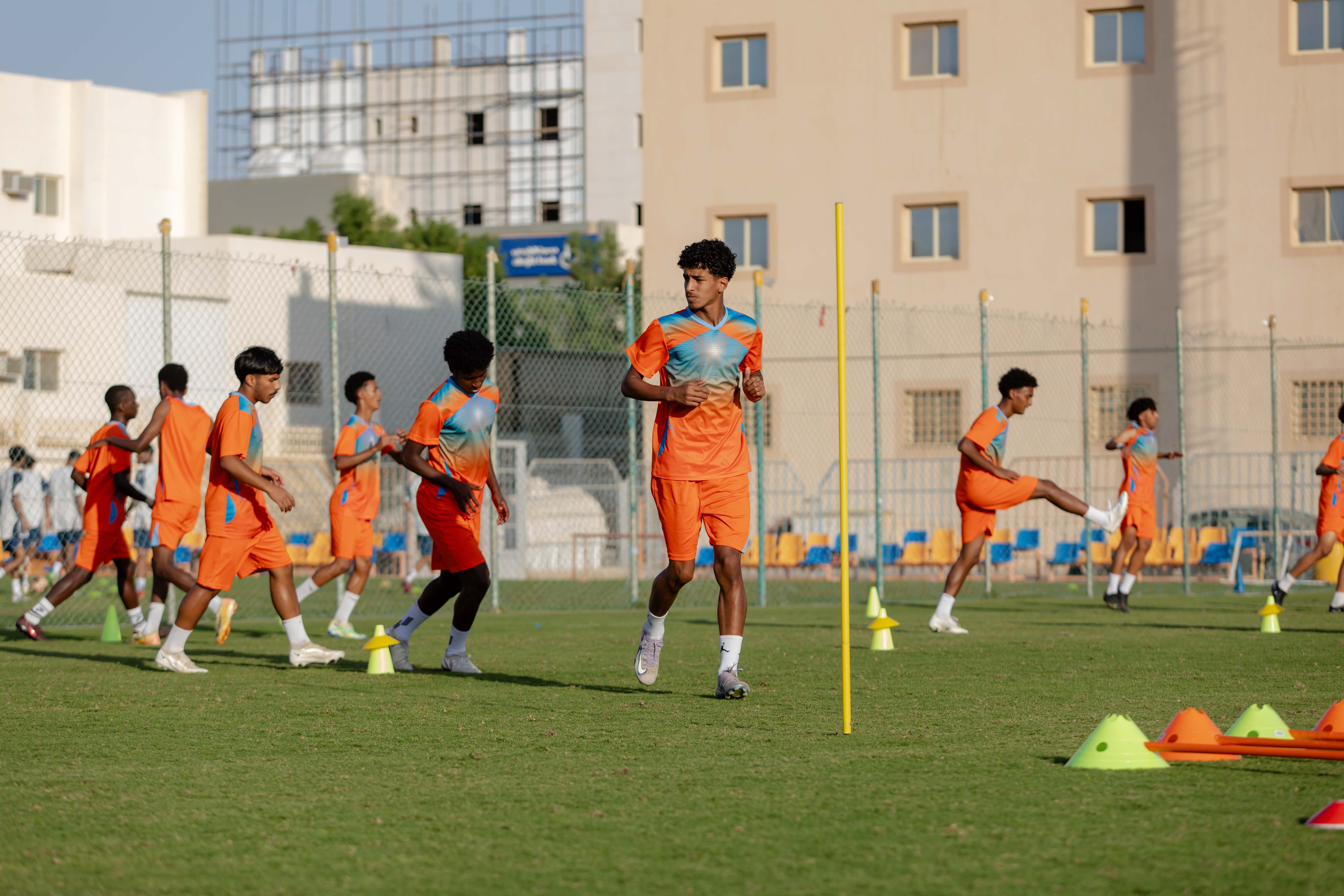 الفيحاء تحت 17 سنة يجري تمرينه الرئيس لمواجهة نظيره نادي الانصار