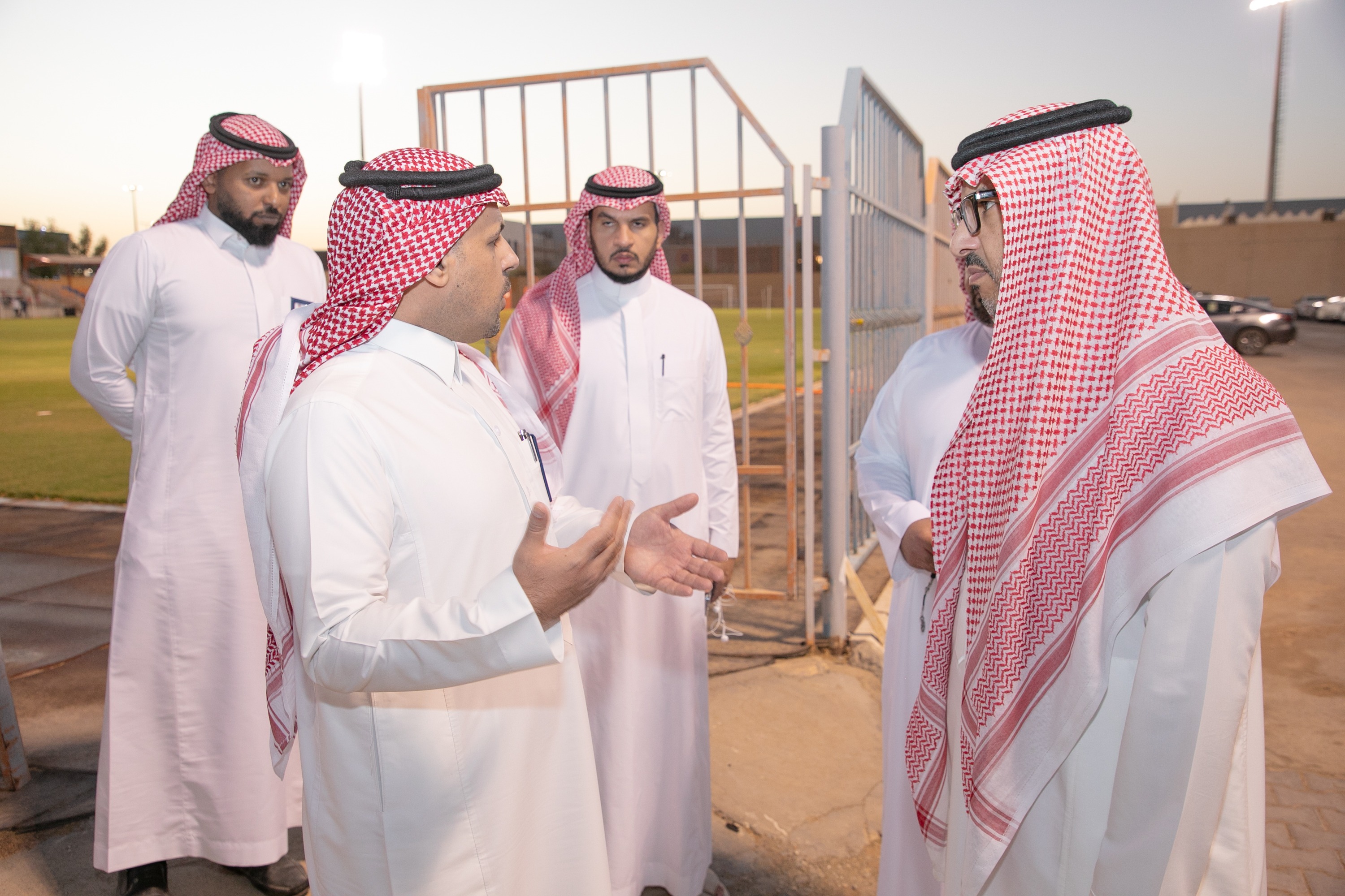 مدير مكتب وزارة الرياضة بمحافظة المجمعة الأستاذ عبدالله الغامدي يزور الفيحاء