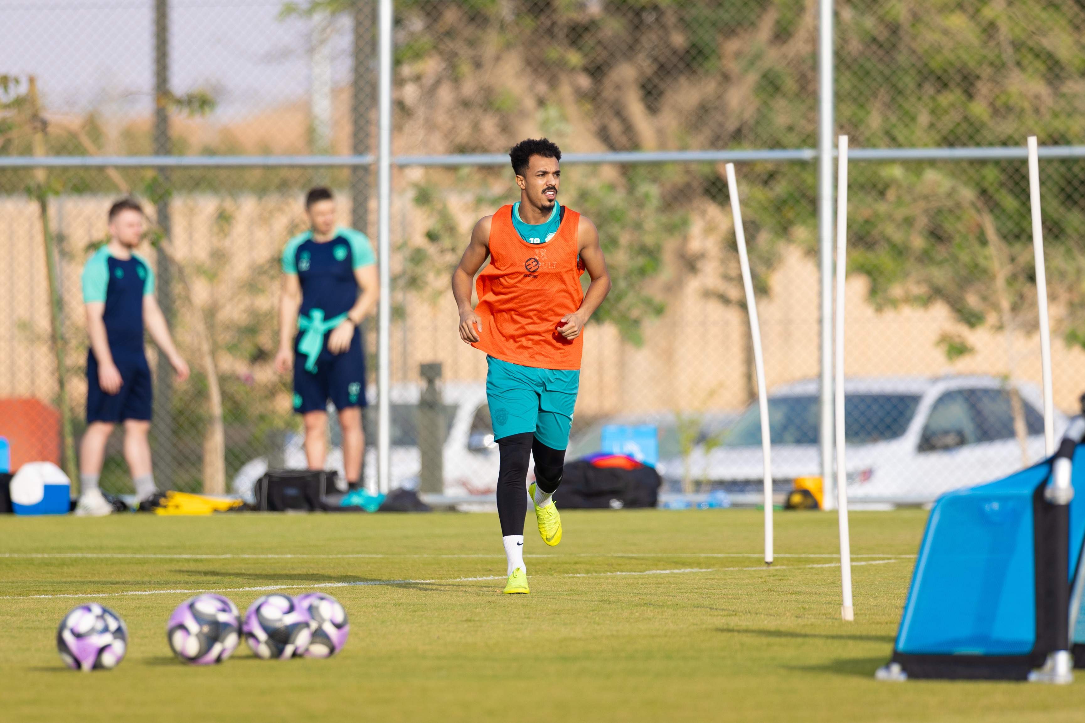 الفيحاء يستأنف تدريباته على الملعب الرديف بمدينة المجمعة الرياضية