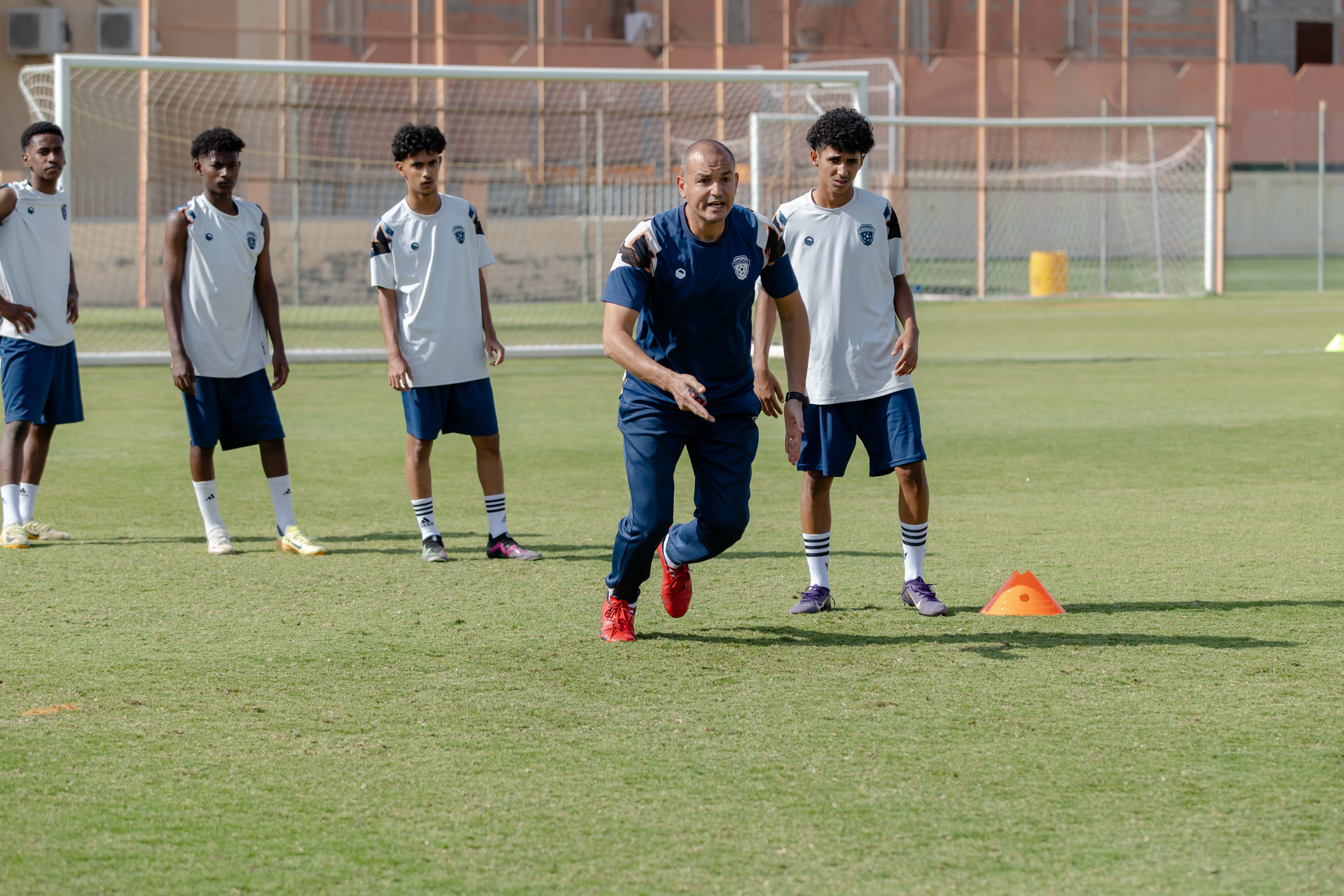 الفيحاء تحت 17 سنة يجري تمرينه الرئيس لمواجهة نظيره نادي الامجاد