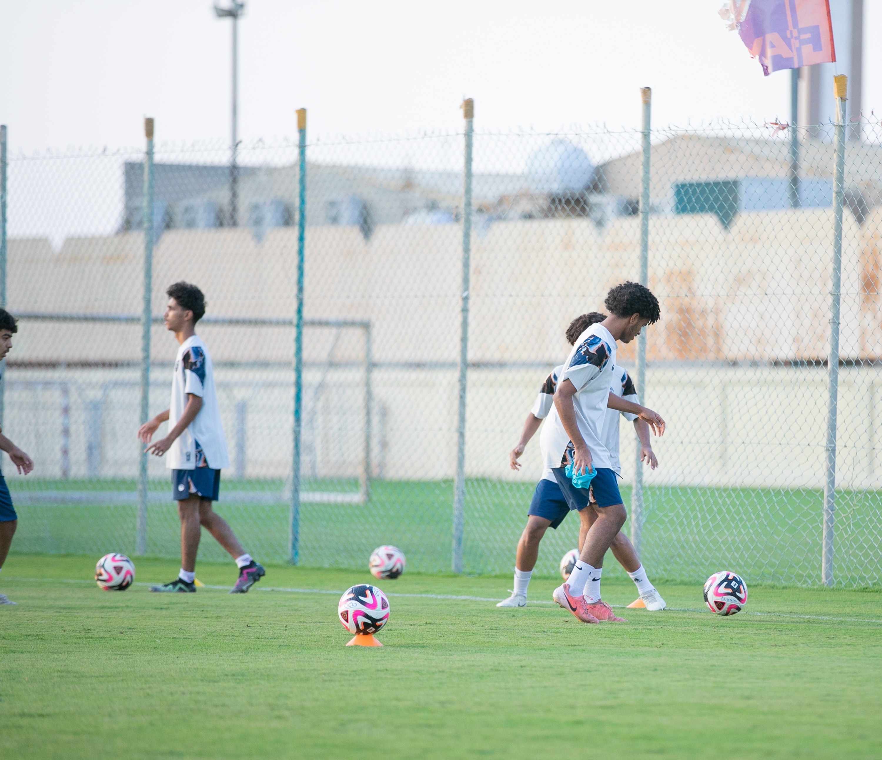 الفيحاء تحت 17 سنة يواصل تحضيراته اليومية لمواجهة نظيره نادي الجيل