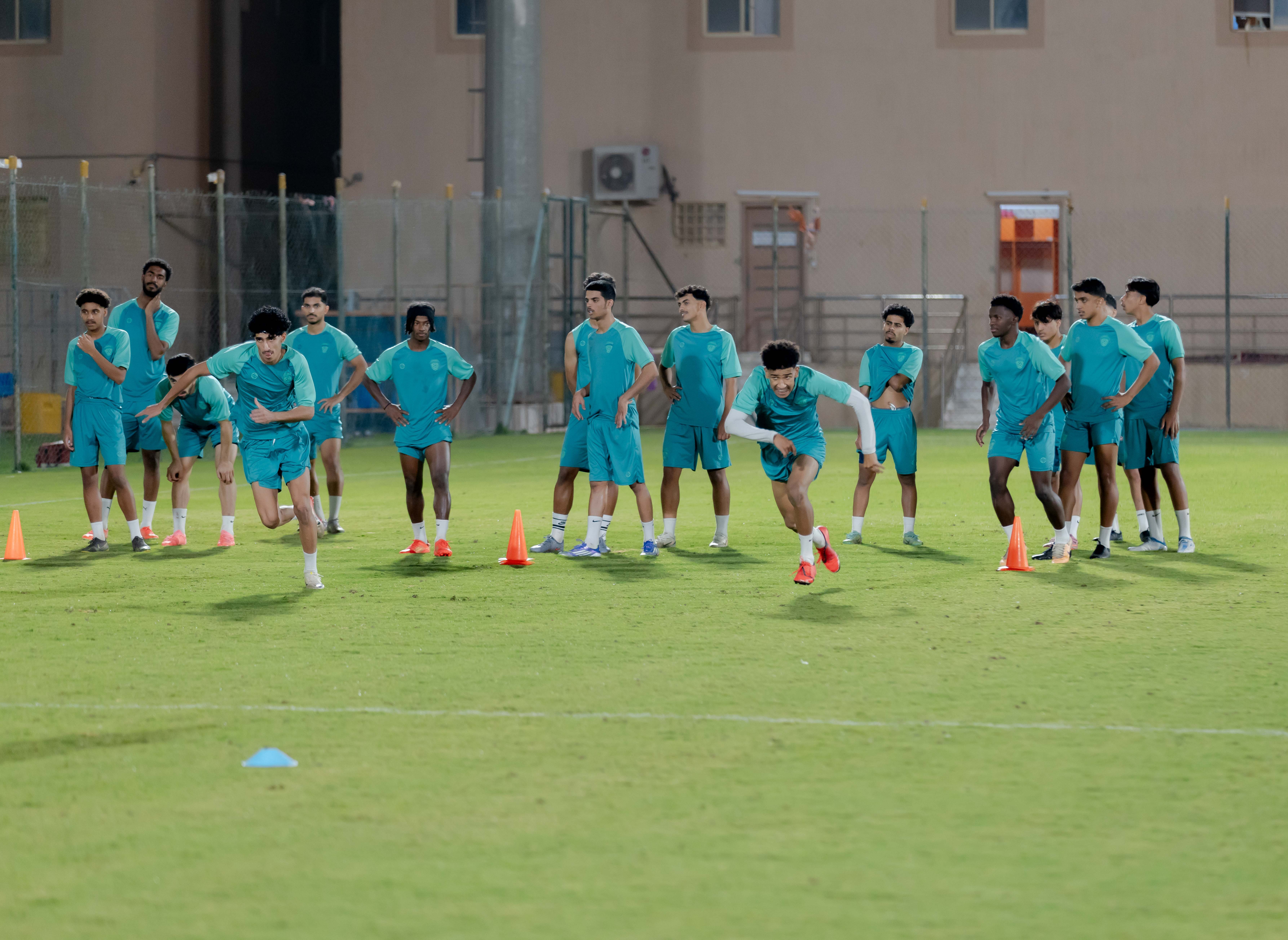 الفيحاء تحت 21 عام يجري تمرينه الرئيس استعداداً لملاقاة العروبة