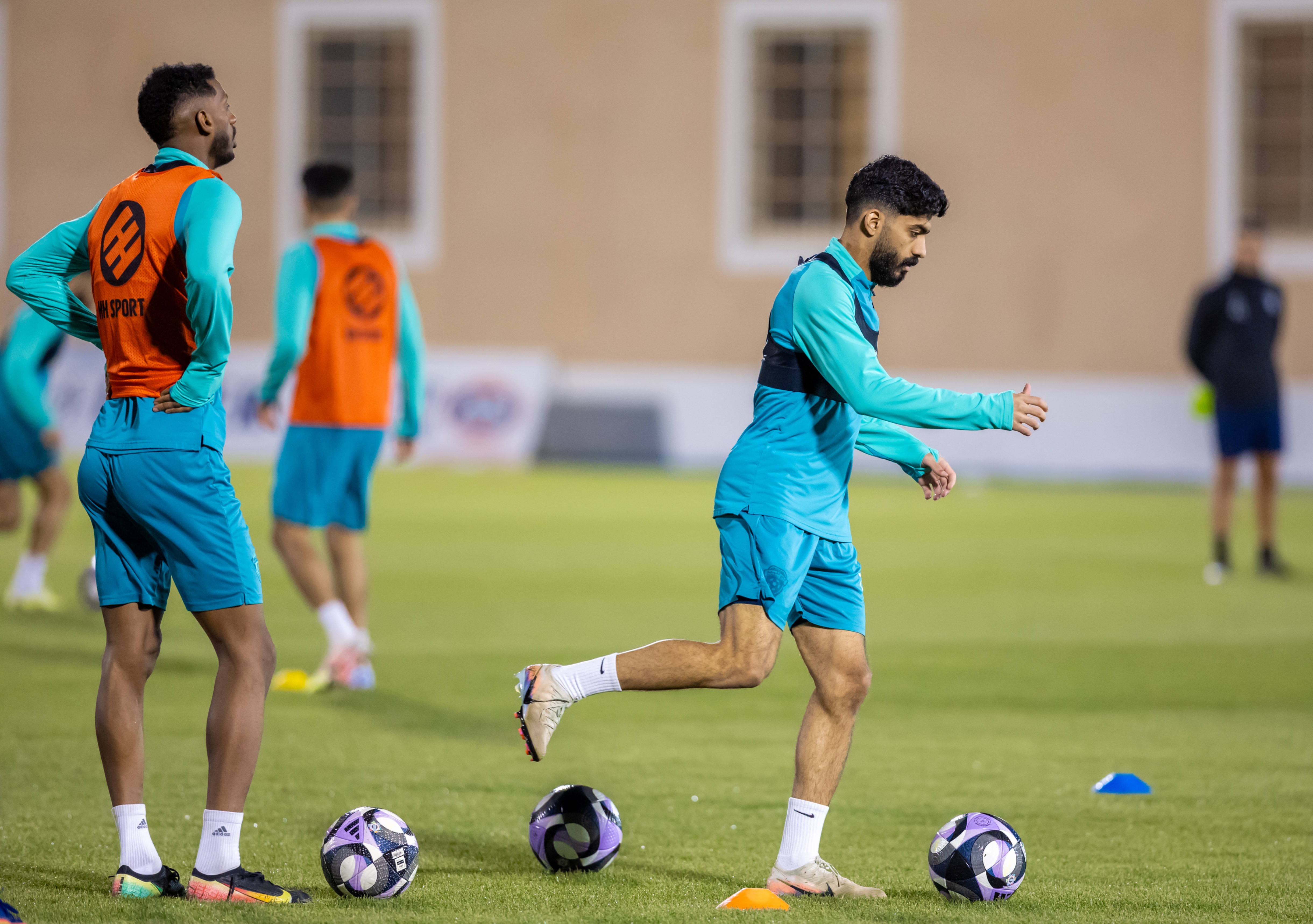 الفيحاء يجري حصة تدريبية مسائية اليوم الخميس