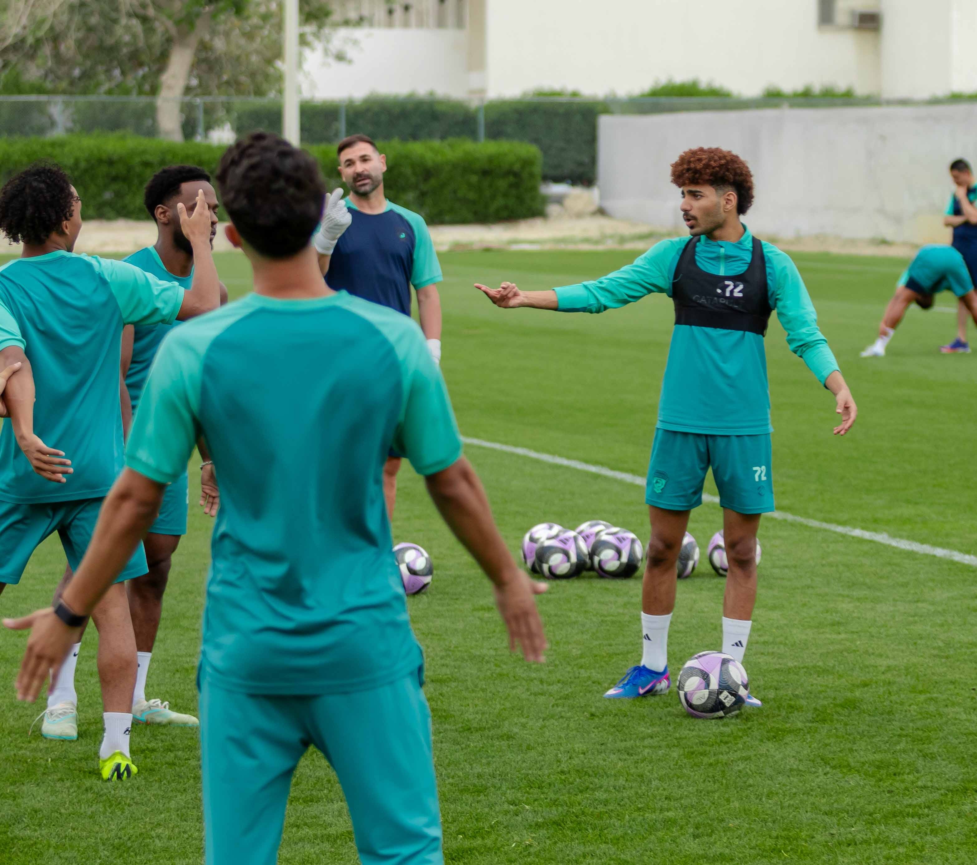 الفيحاء تحت 21 عامًا يُجري تمرينه الرئيسي استعدادًا لملاقاة القادسية .