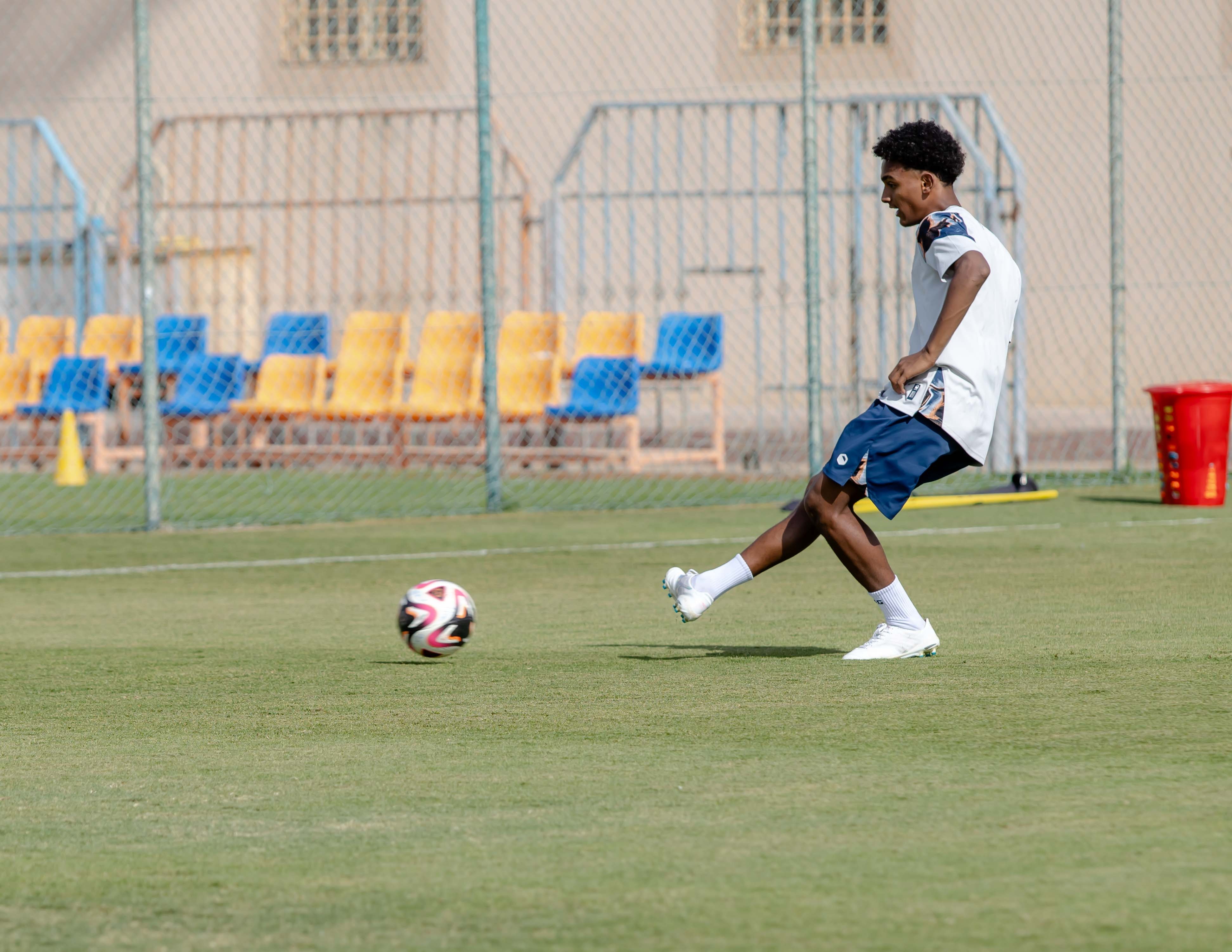 الفيحاء تحت 17 سنة يجري تمرينه الرئيس لمواجهة نظيره نادي الامجاد