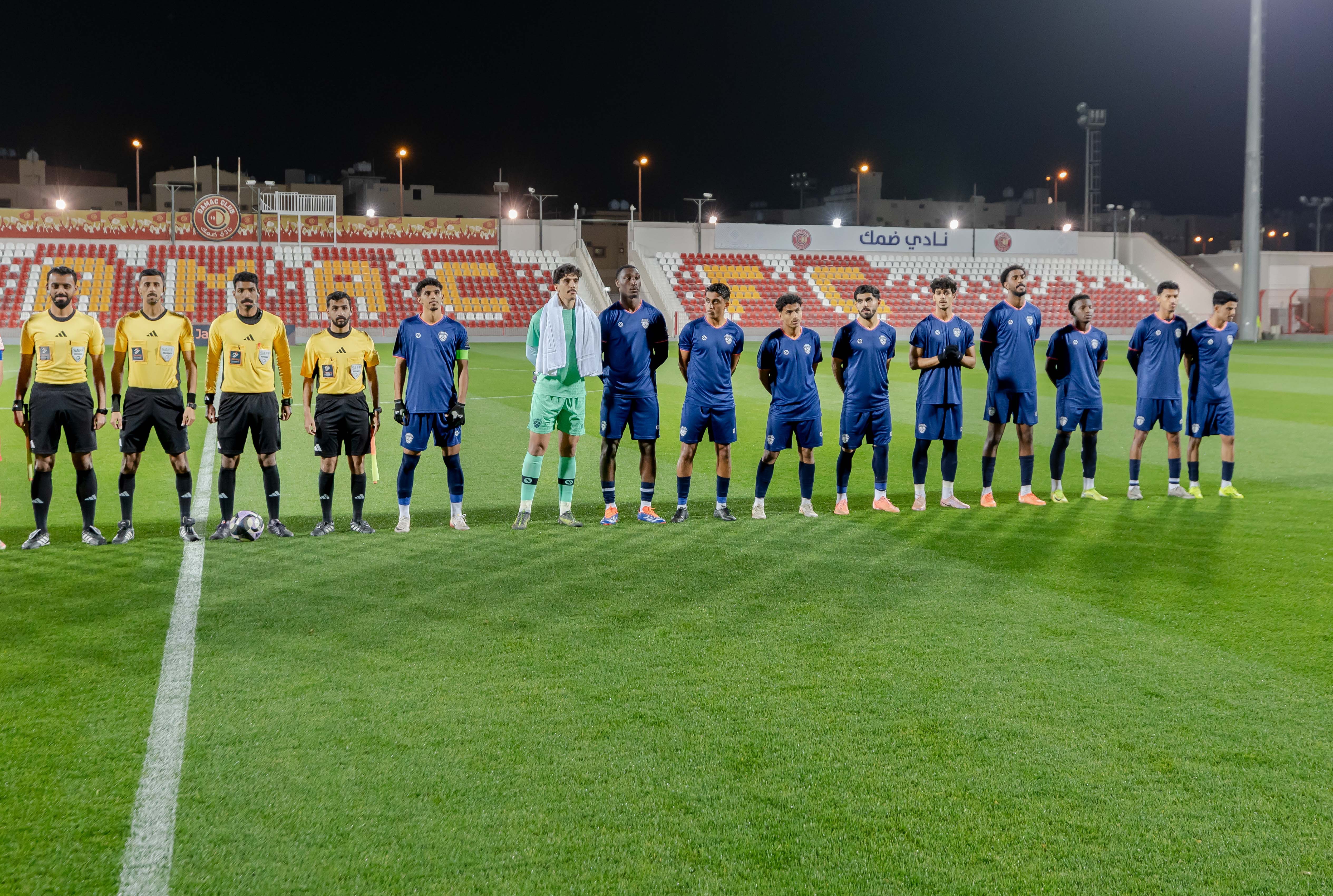 الفيحاء تحت 21 عامًا يتعادل مع نظيره ضمك ضمن الجولة الثالثة عشر من دوري جوي للنخبة U21 .