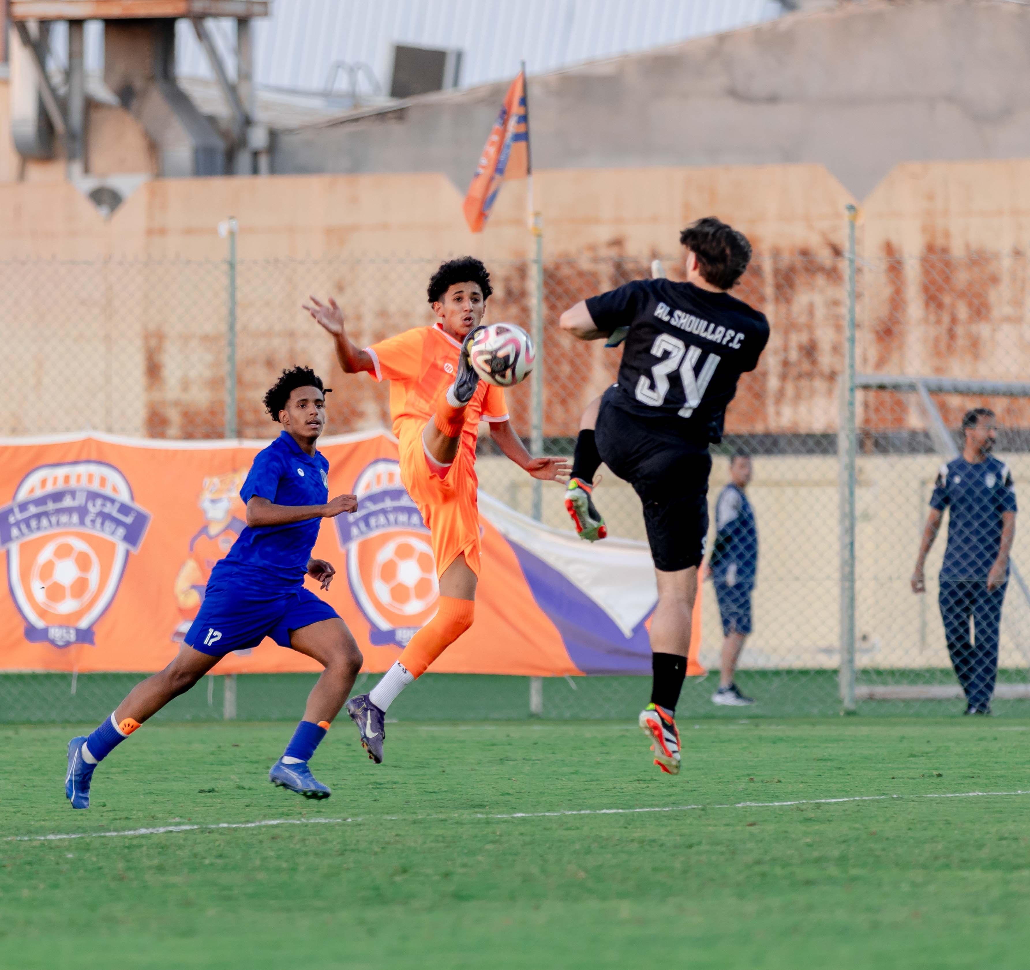 الفيحاء تحت 17 سنة يكسب لقاء نظيره نادي الشعلة بستة أهداف