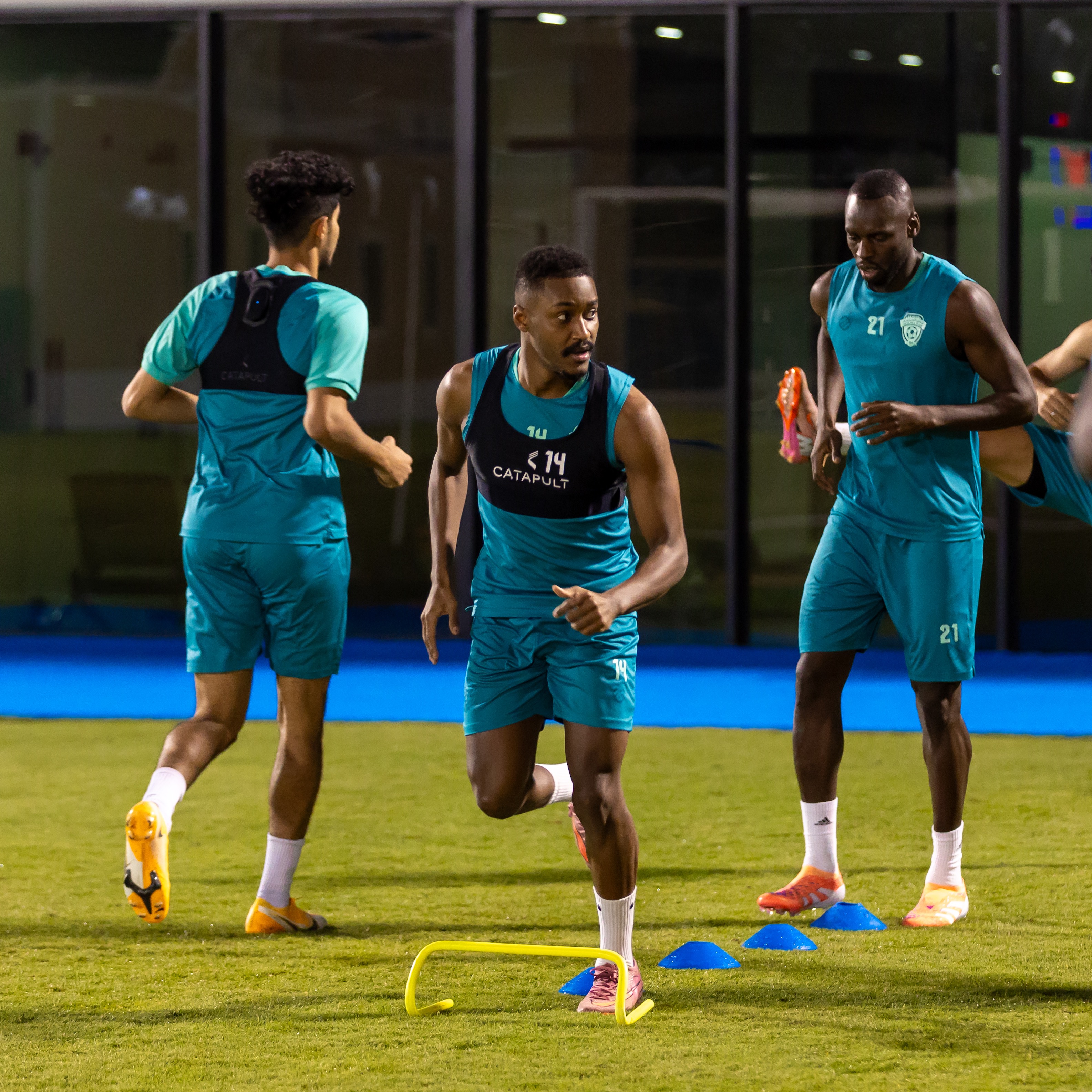 الفيحاء يختتم استعداداته لمواجهة النصر ويغادر إلى الرياض