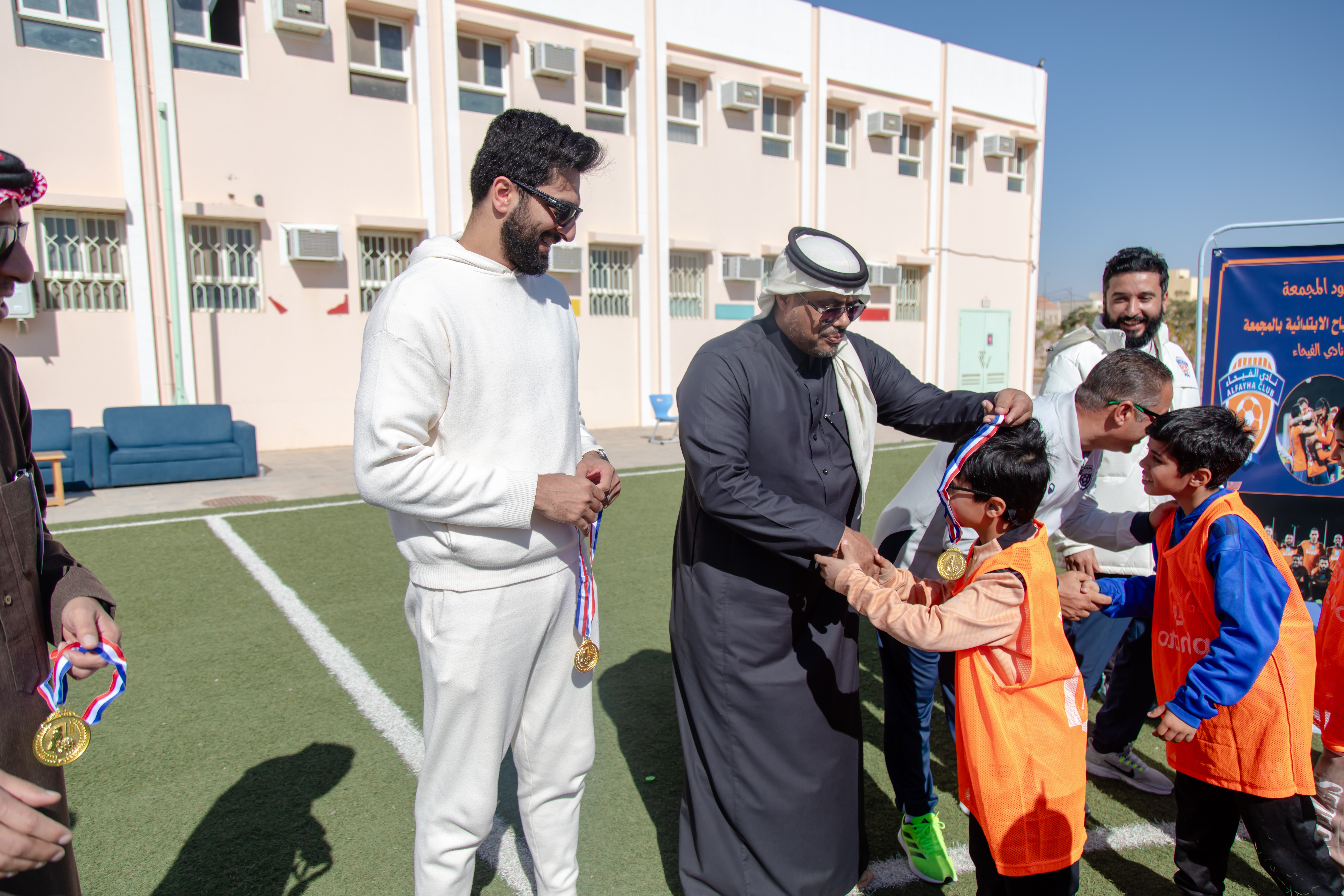 في إطار مبادرة الحضور الجماهيري التي ينظمها مجلس الجمهور الفيحاوي، الفيحاء يرعى دوري "فهود المجمعة"