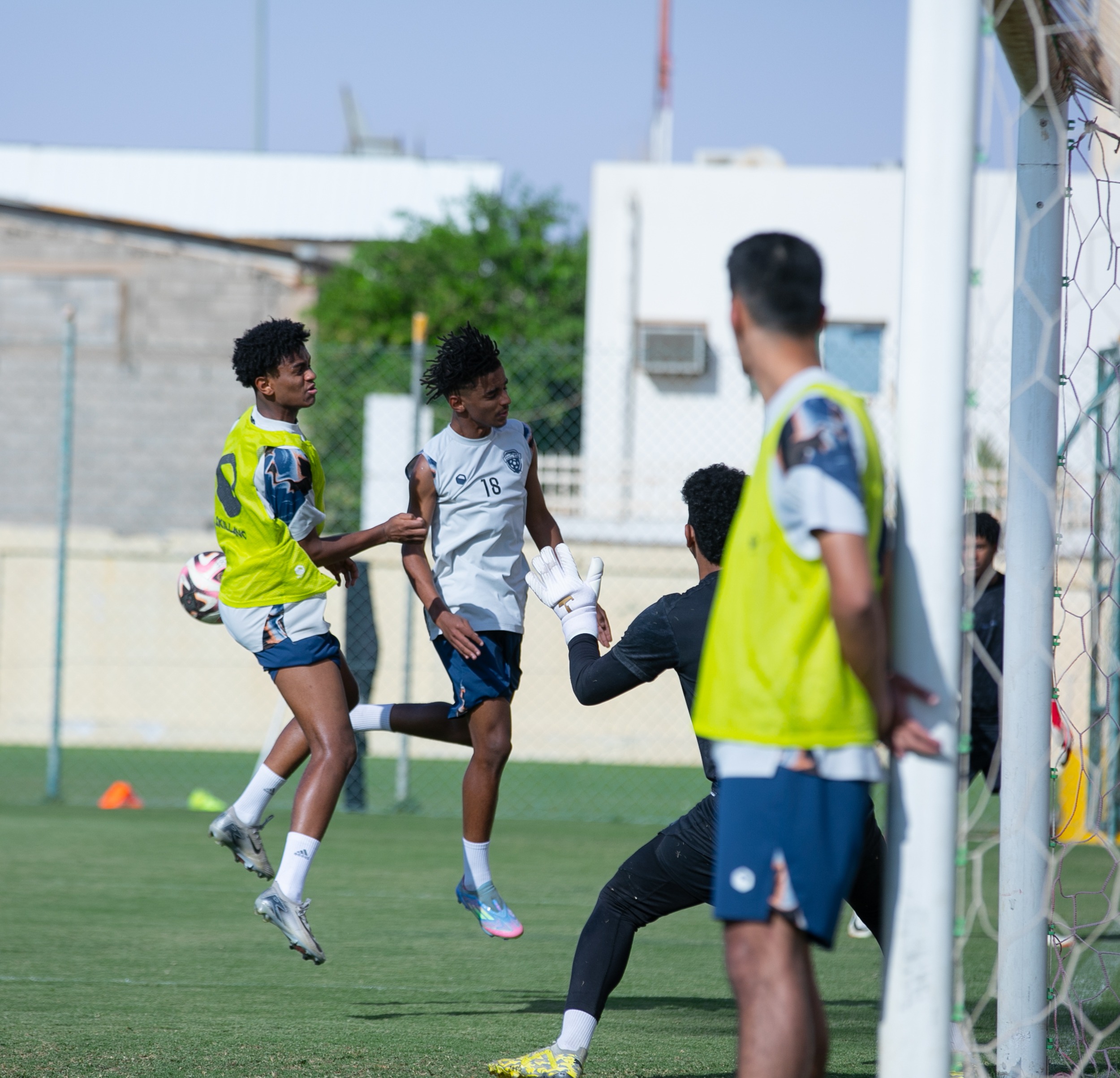 الفيحاء تحت 18 سنة يجري تمرينه الرئيس لمواجهة نظيره نادي النصر