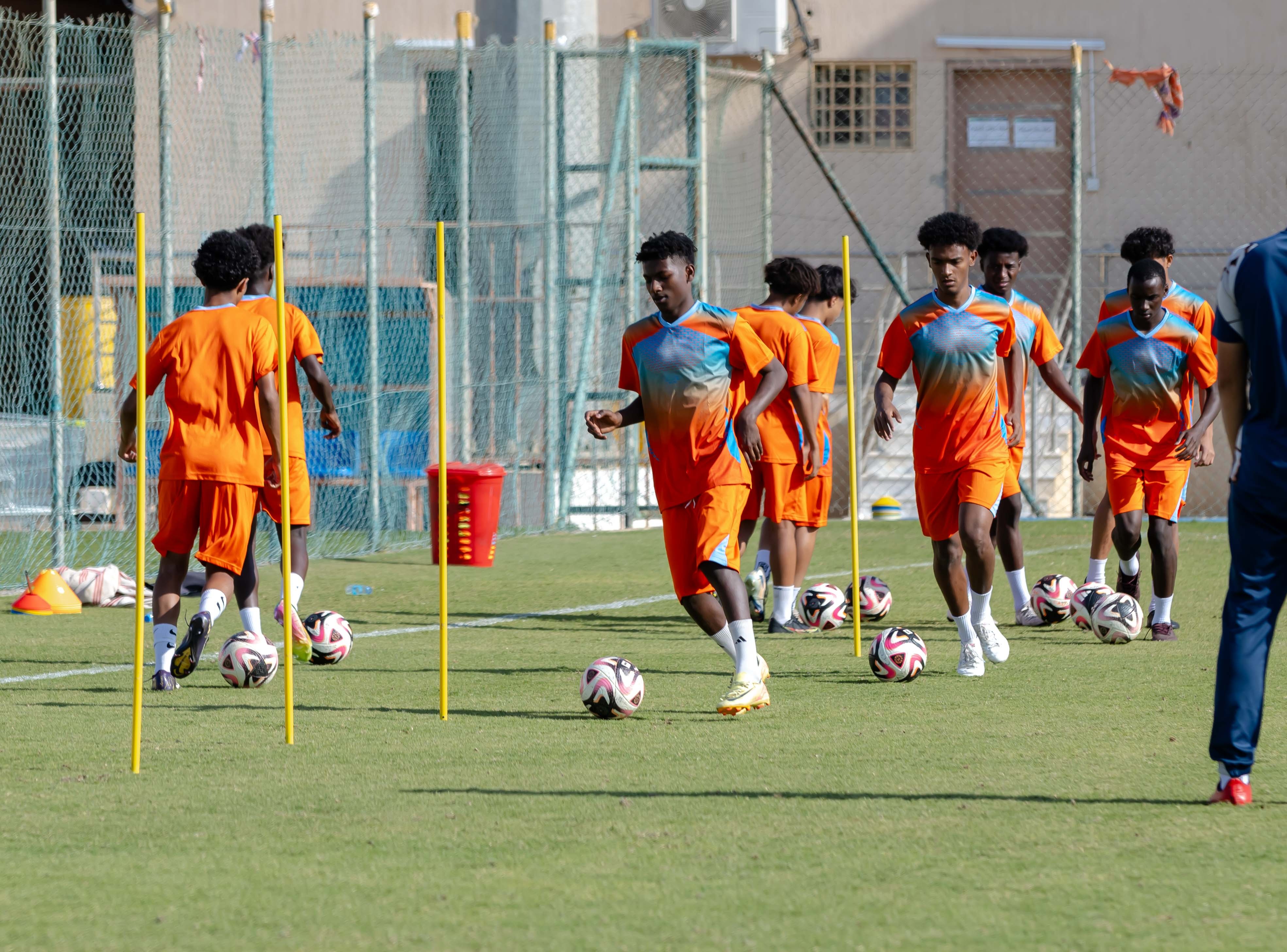 الفيحاء تحت 17 سنة يجري تمرينه الرئيس لمواجهة نظيره نادي القنفذة