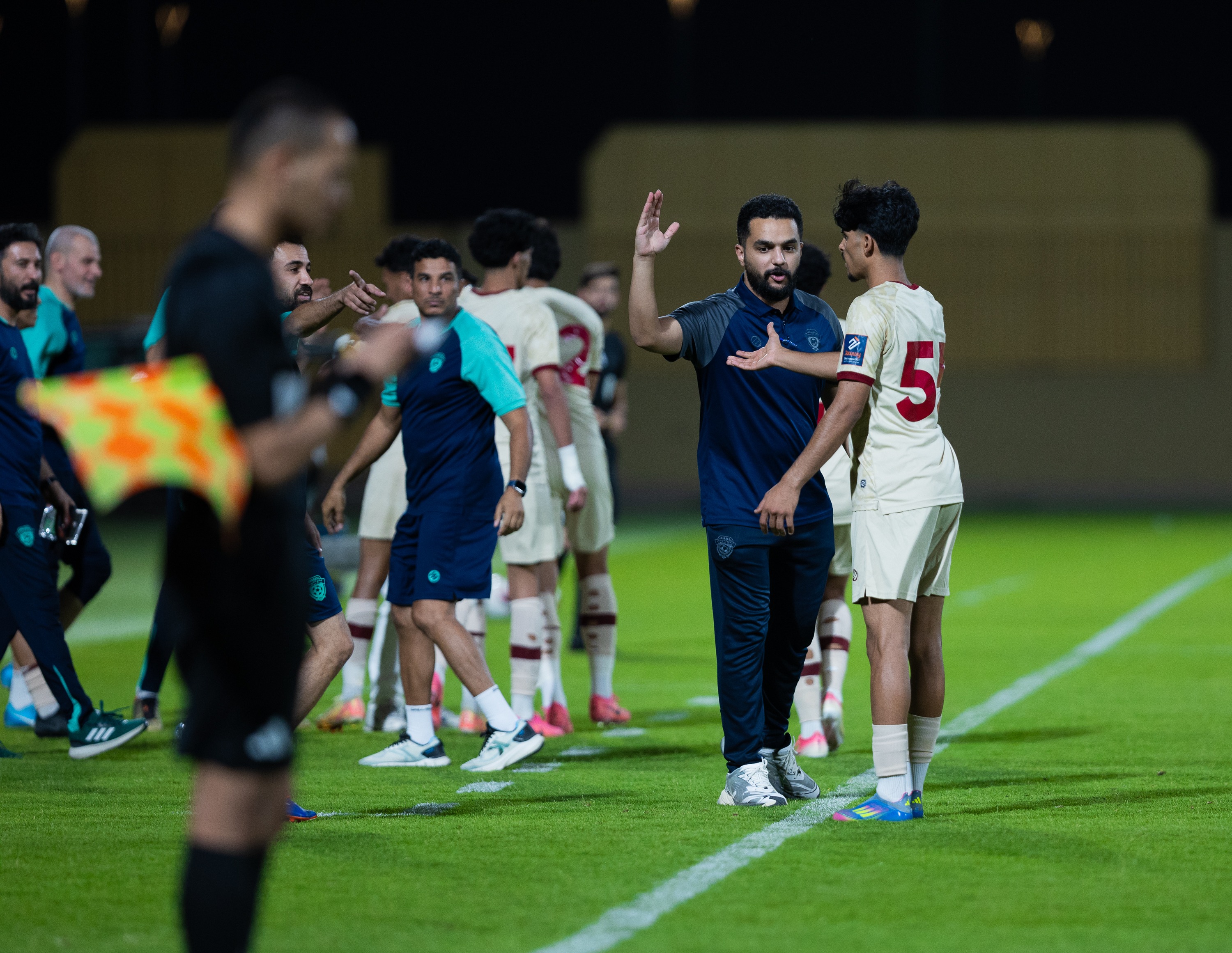 ‏⁧‫الفيحاء‬⁩ تحت 21 عامًا يكسب النصر بثلاثة أهداف مقابل هدفين، ضمن منافسات الجولة الرابعة من ⁧‫دوري جوي للنخبة .