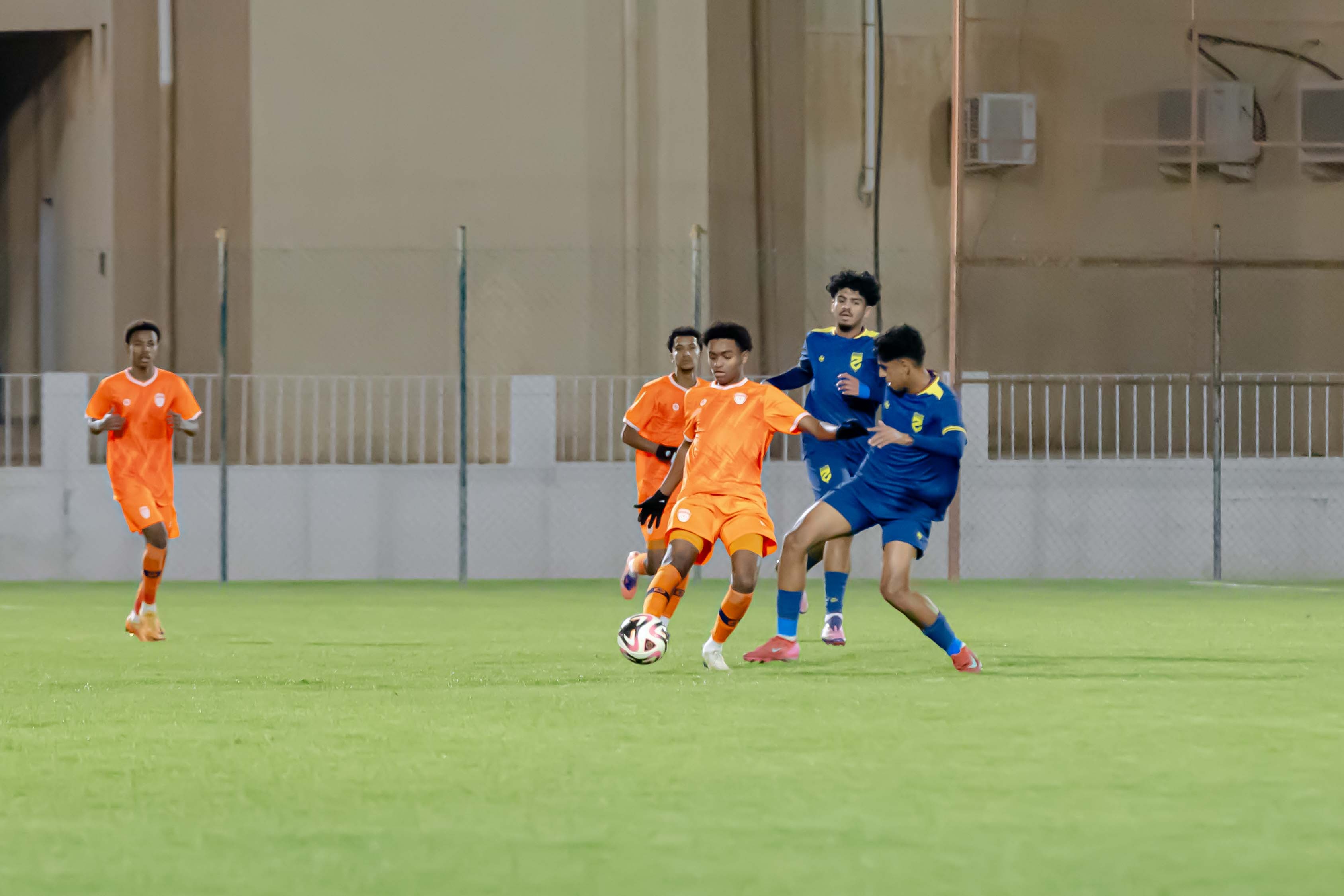 الفيحاء تحت 18 سنة يتعادل ايجابياً مع نظيرة نادي الحزم