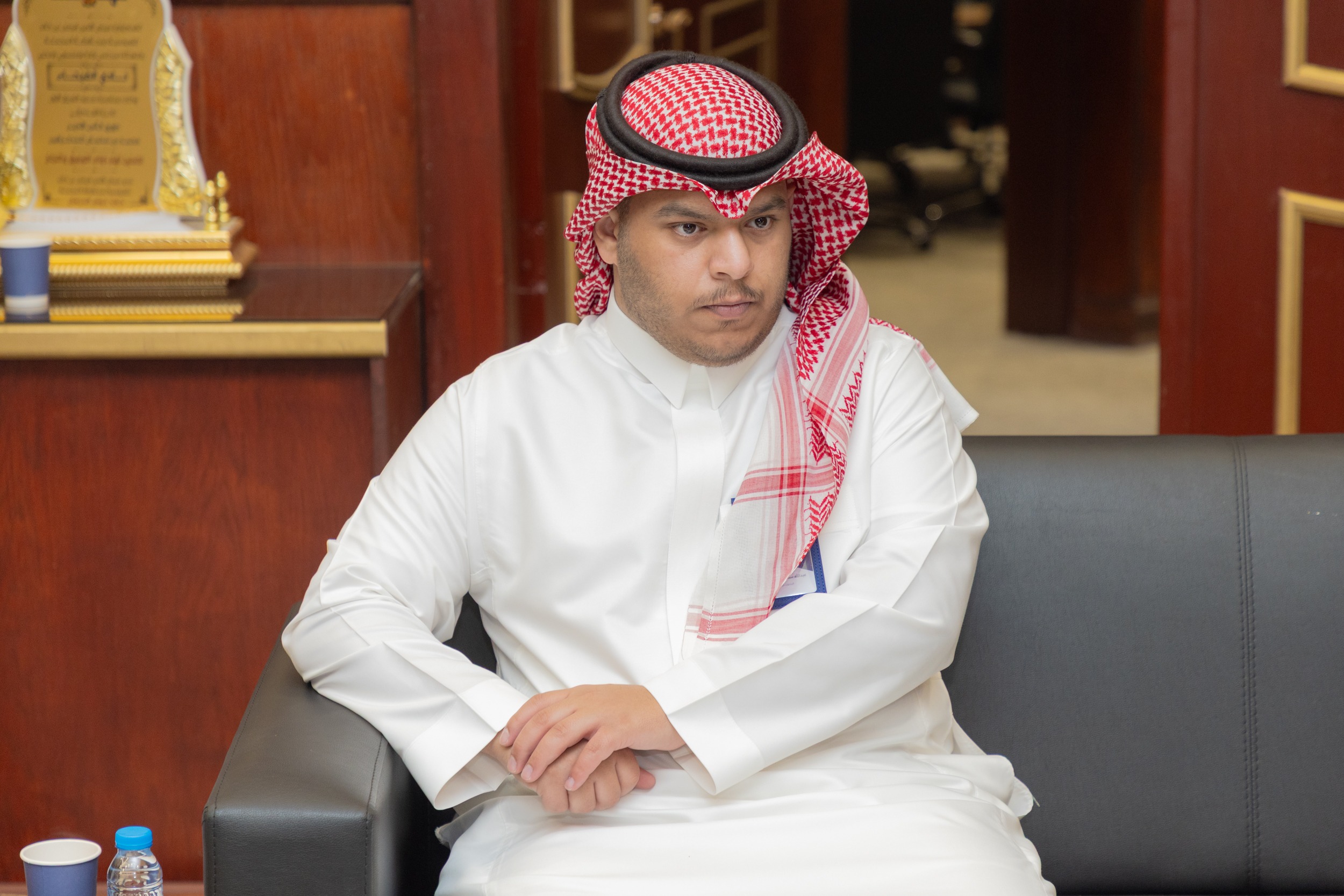 رئيس رابطة دوري المحترفين المهندس عبدالعزيز العفالق يزور الفيحاء