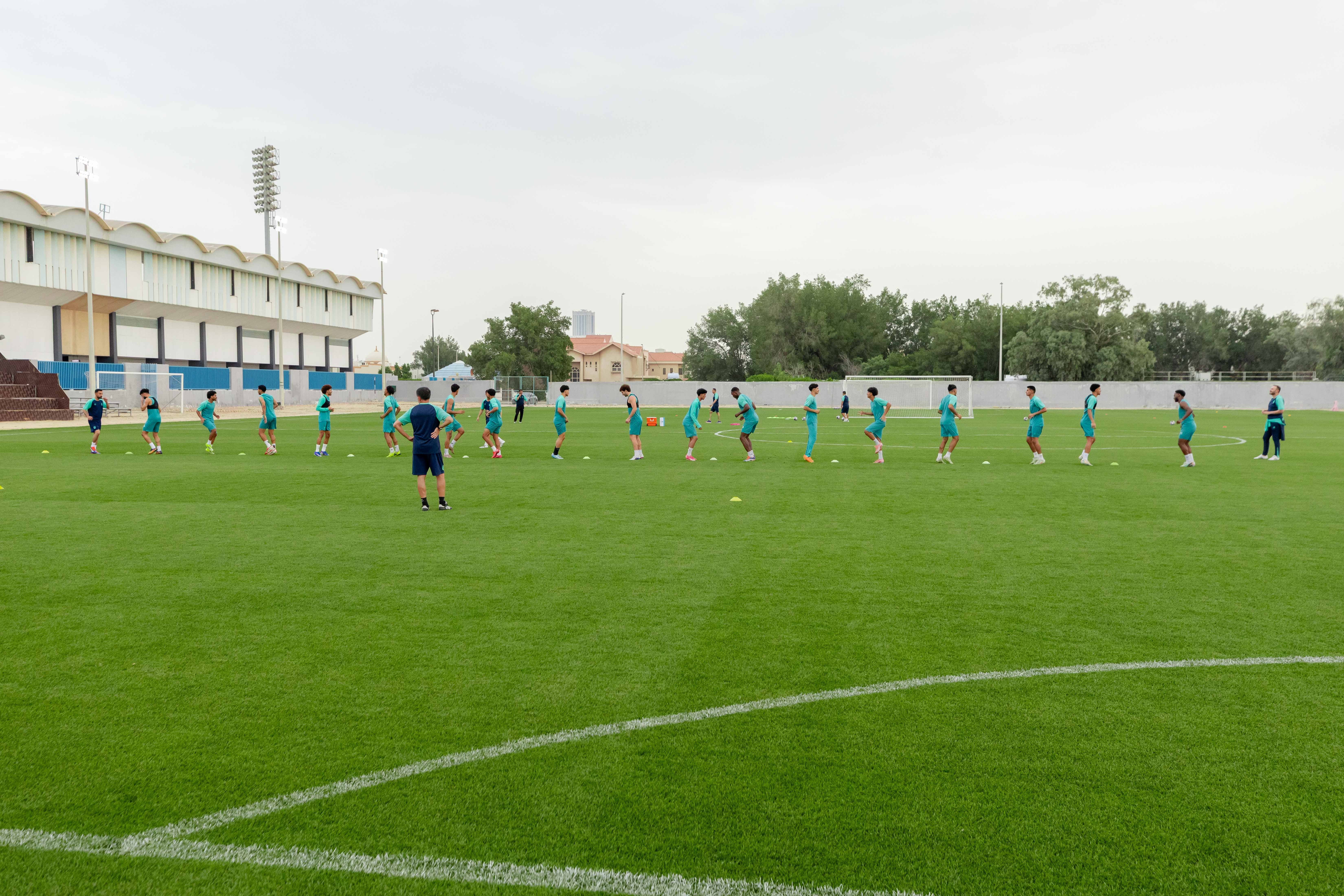الفيحاء تحت 21 عامًا يُجري تمرينه الرئيسي استعدادًا لملاقاة القادسية .