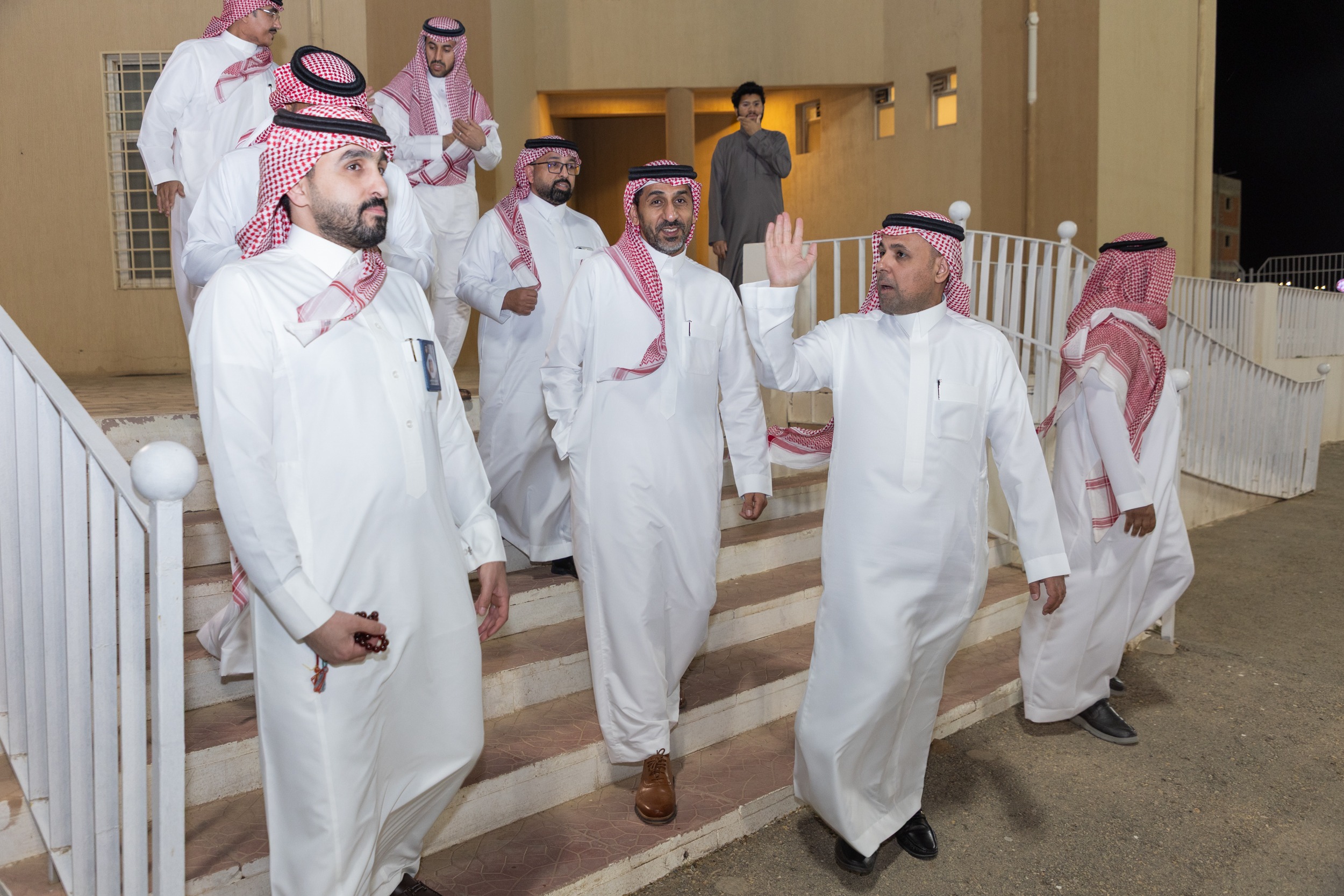 رئيس نادي الكوكب المهندس يزيد بن ناصر الزعاقي يزور الفيحاء