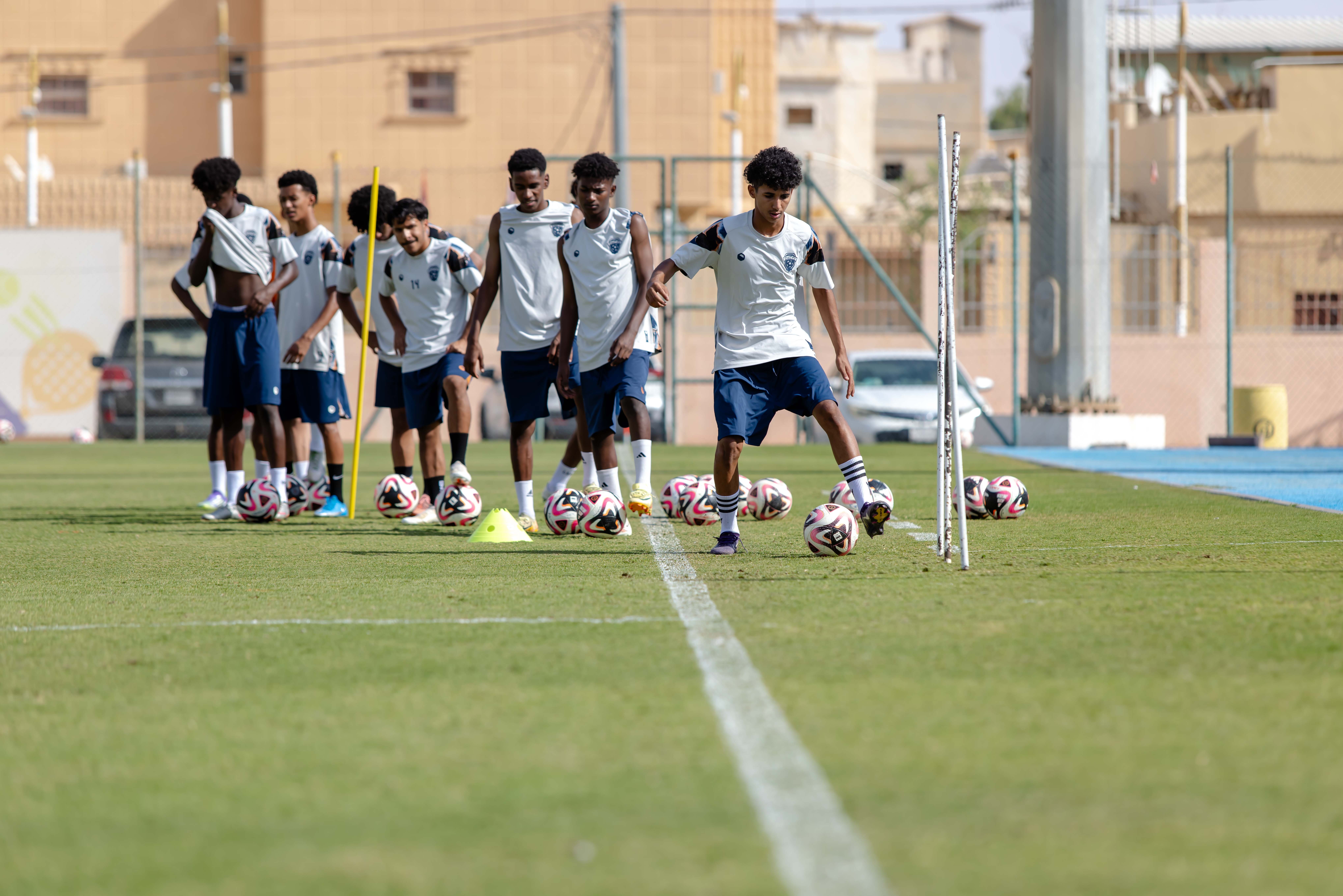 الفيحاء تحت 17 سنة يجري تمرينه الرئيس لمواجهة نظيره نادي الامجاد