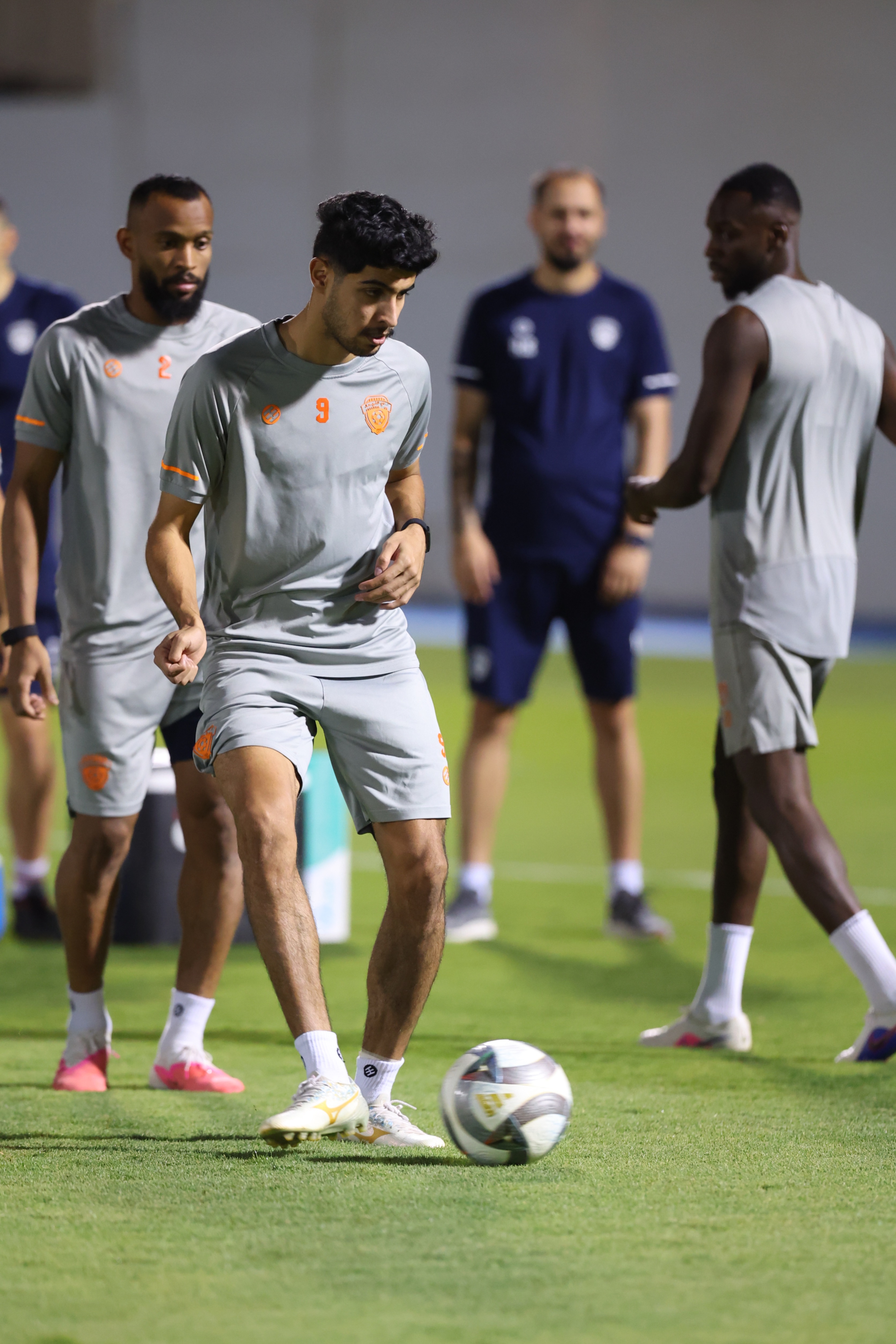 الفيحاء يجري مرانه الرئيس استعداداً لمواجهة الرياض