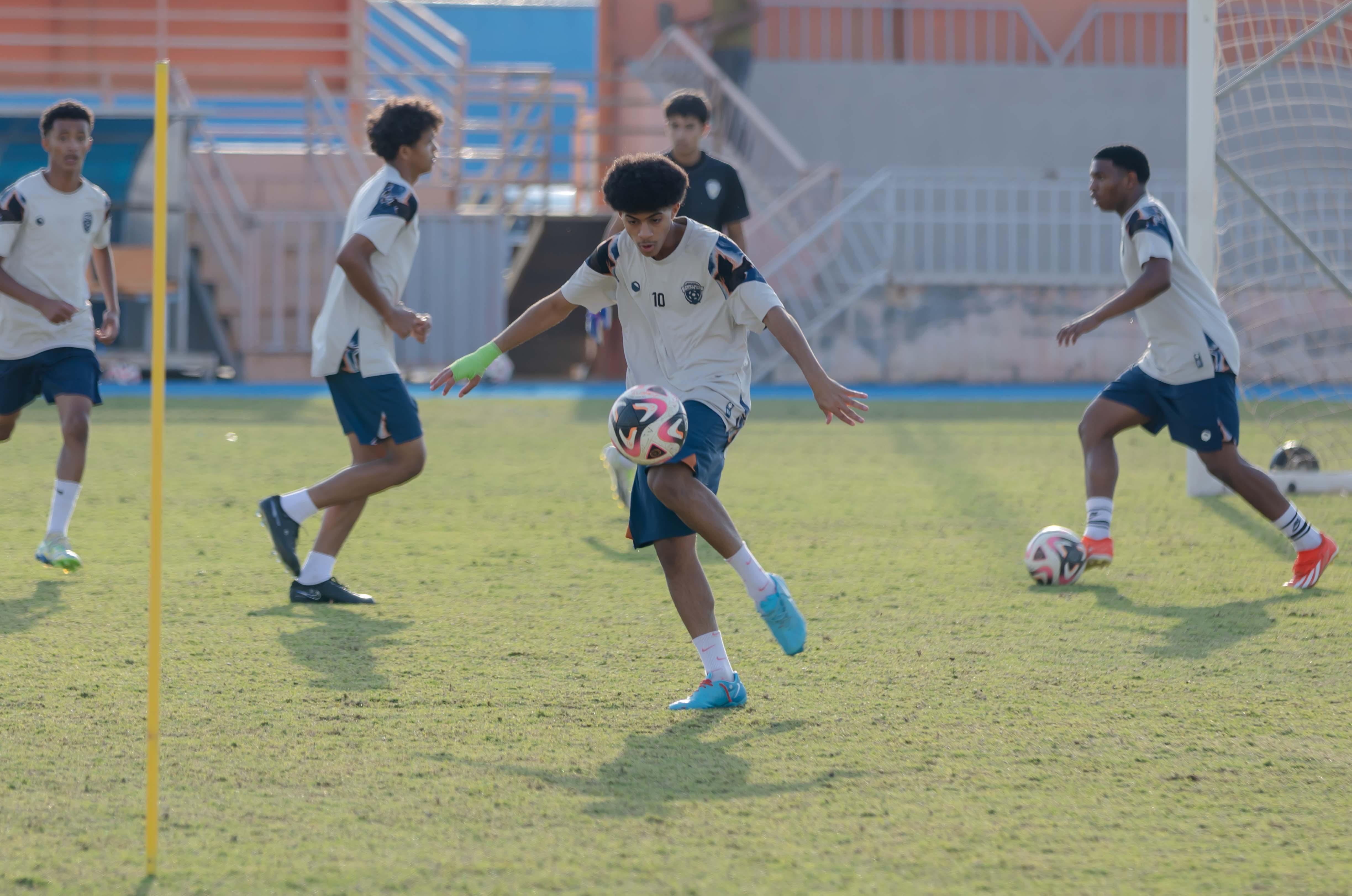 الفيحاء تحت 17 سنة يواصل تحضيراته لمواجهة نظيره نادي هجر لمواجهة هجر