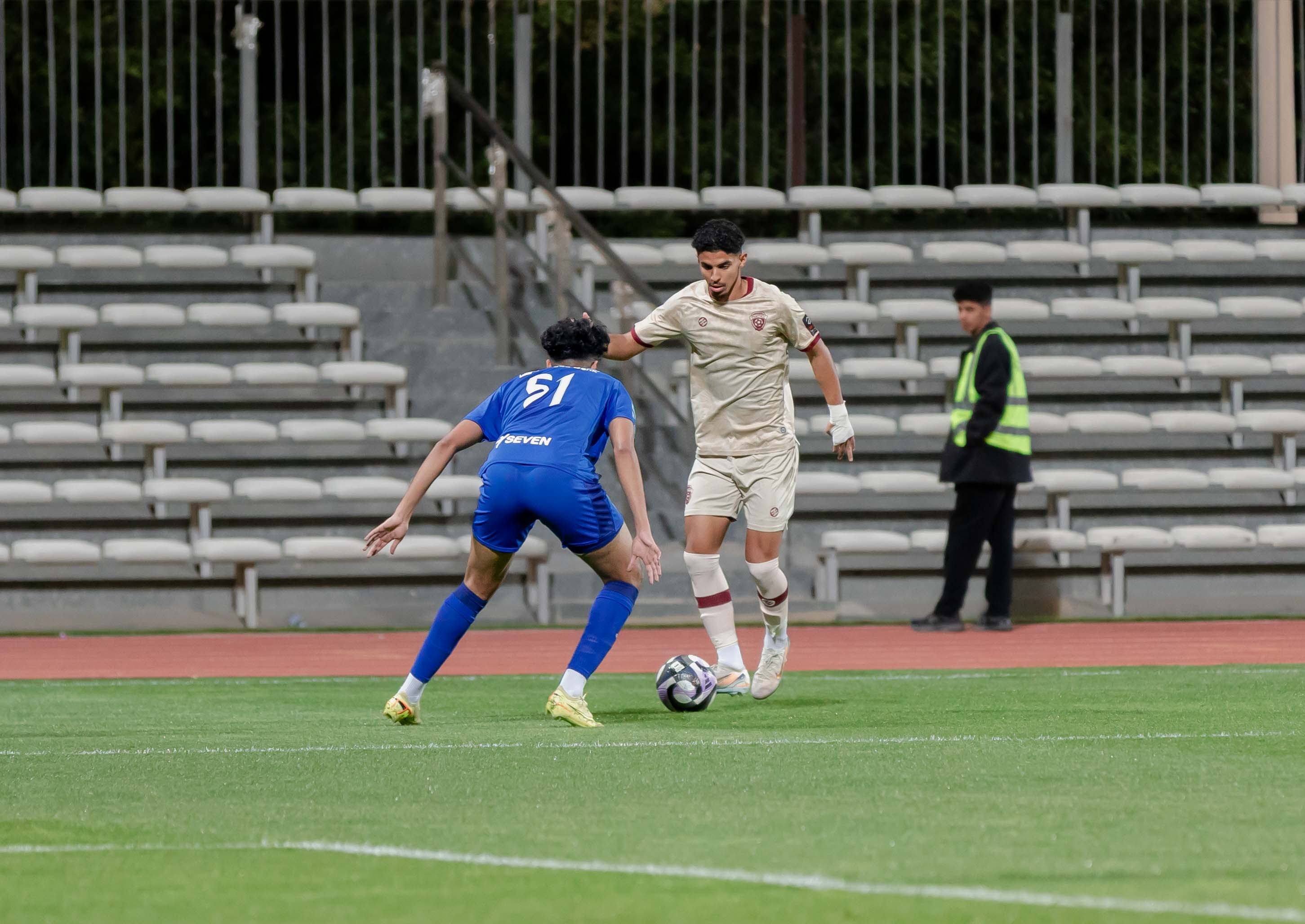 الفيحاء تحت 21 عامًا يخسر لقاء نظيره الهلال ضمن الجولة الثالثة عشر من دوري جوي للنخبة U21 .