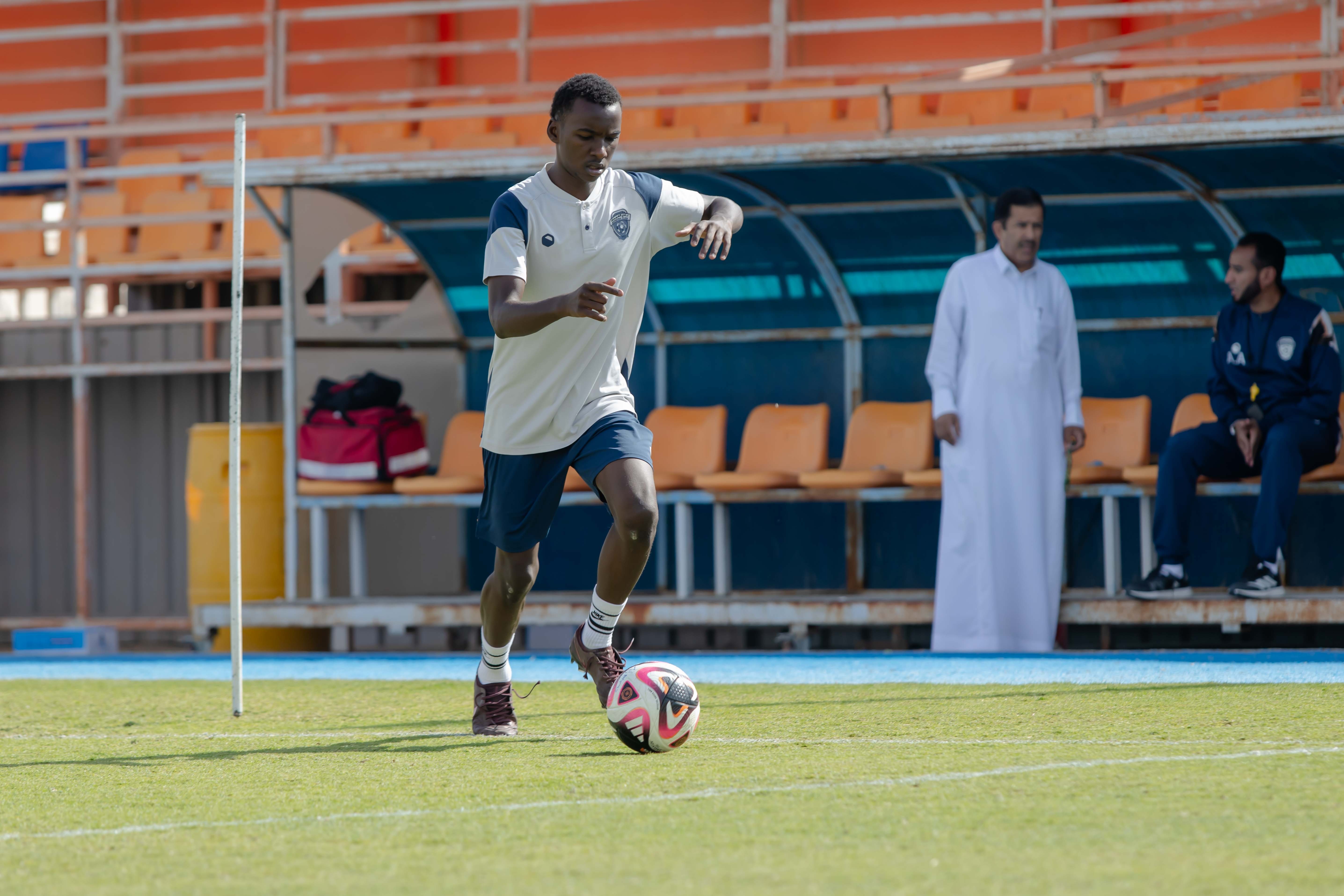 الفيحاء تحت 17 سنة يجري تمرينه الرئيس لمواجهة نظيره نادي الامجاد