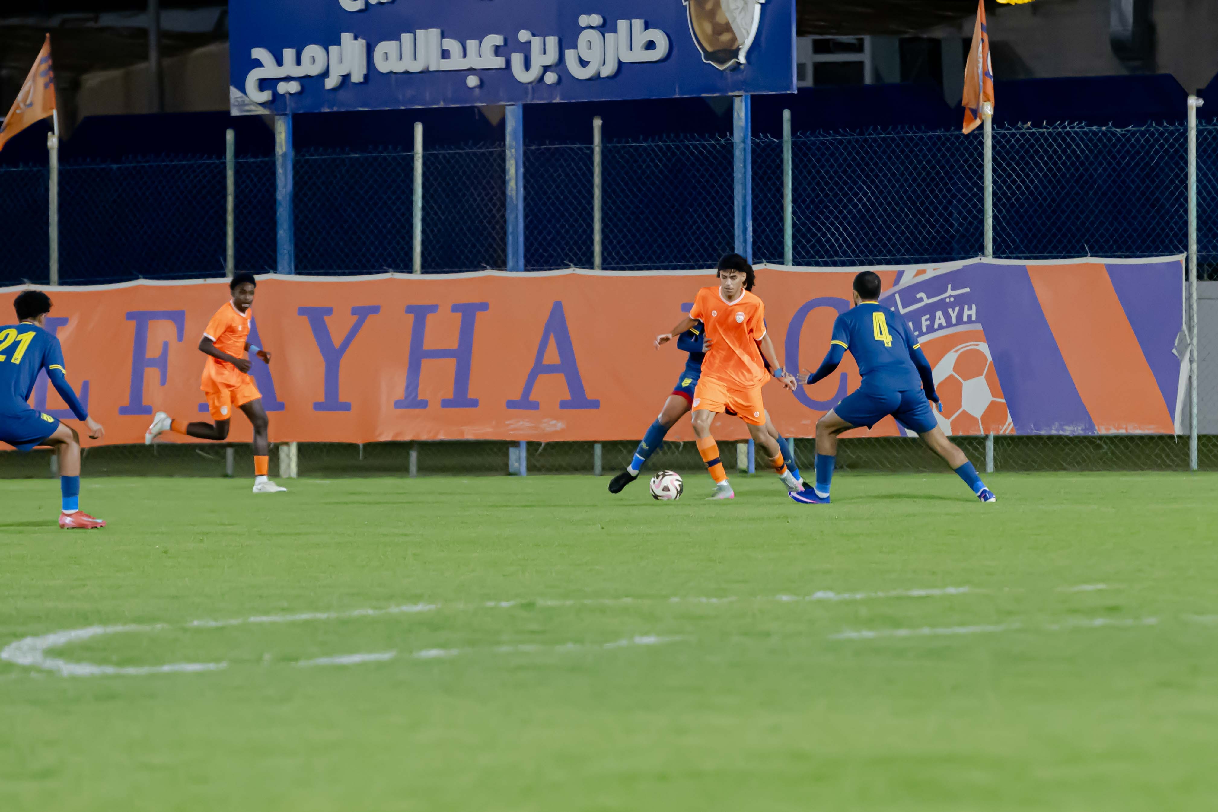 الفيحاء تحت 18 سنة يتعادل ايجابياً مع نظيرة نادي الحزم
