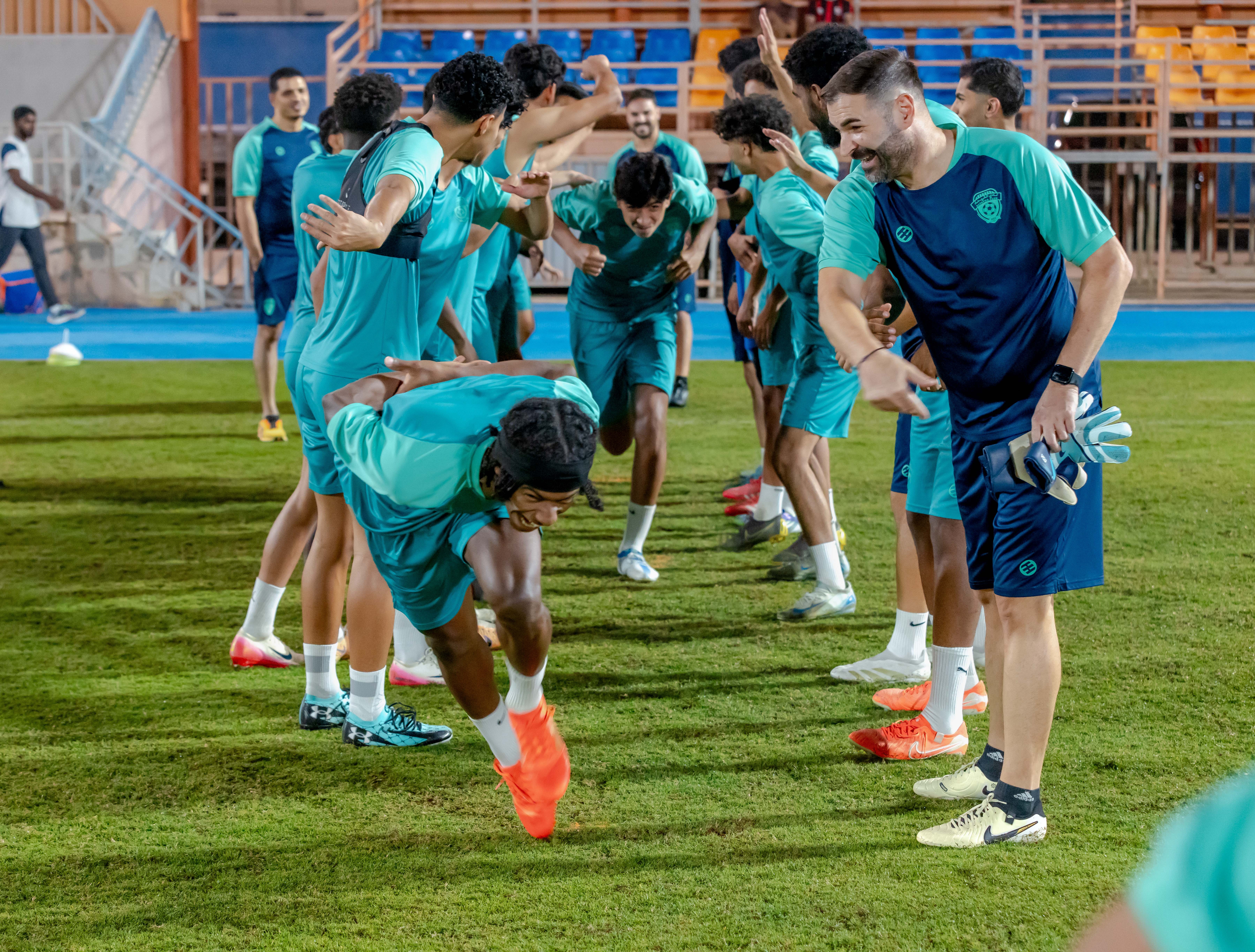 الفيحاء تحت 21 عام يجري تمرينه الرئيس استعداداً لملاقاة العروبة