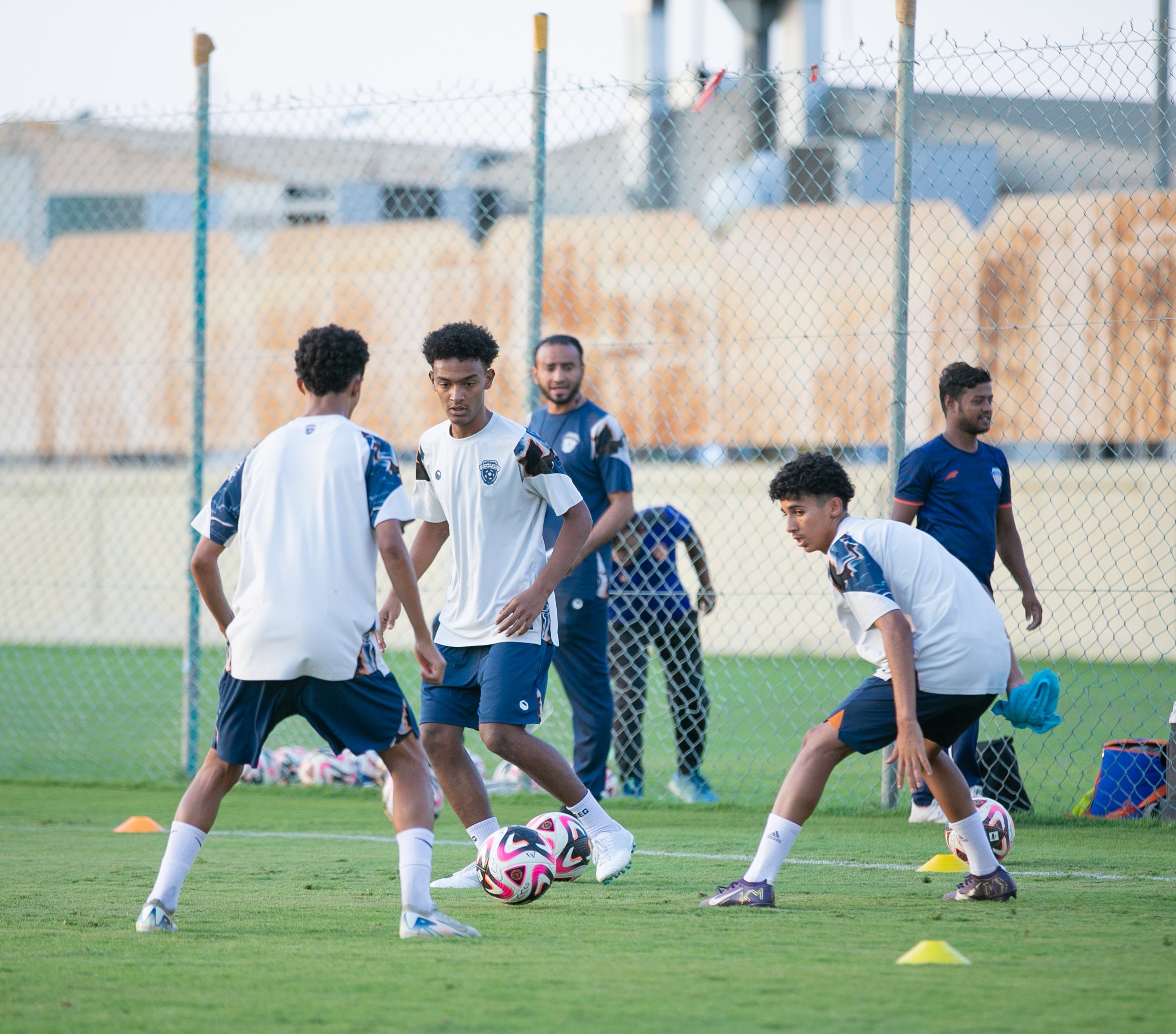 الفيحاء تحت 17 سنة يواصل تحضيراته اليومية لمواجهة نظيره نادي الجيل