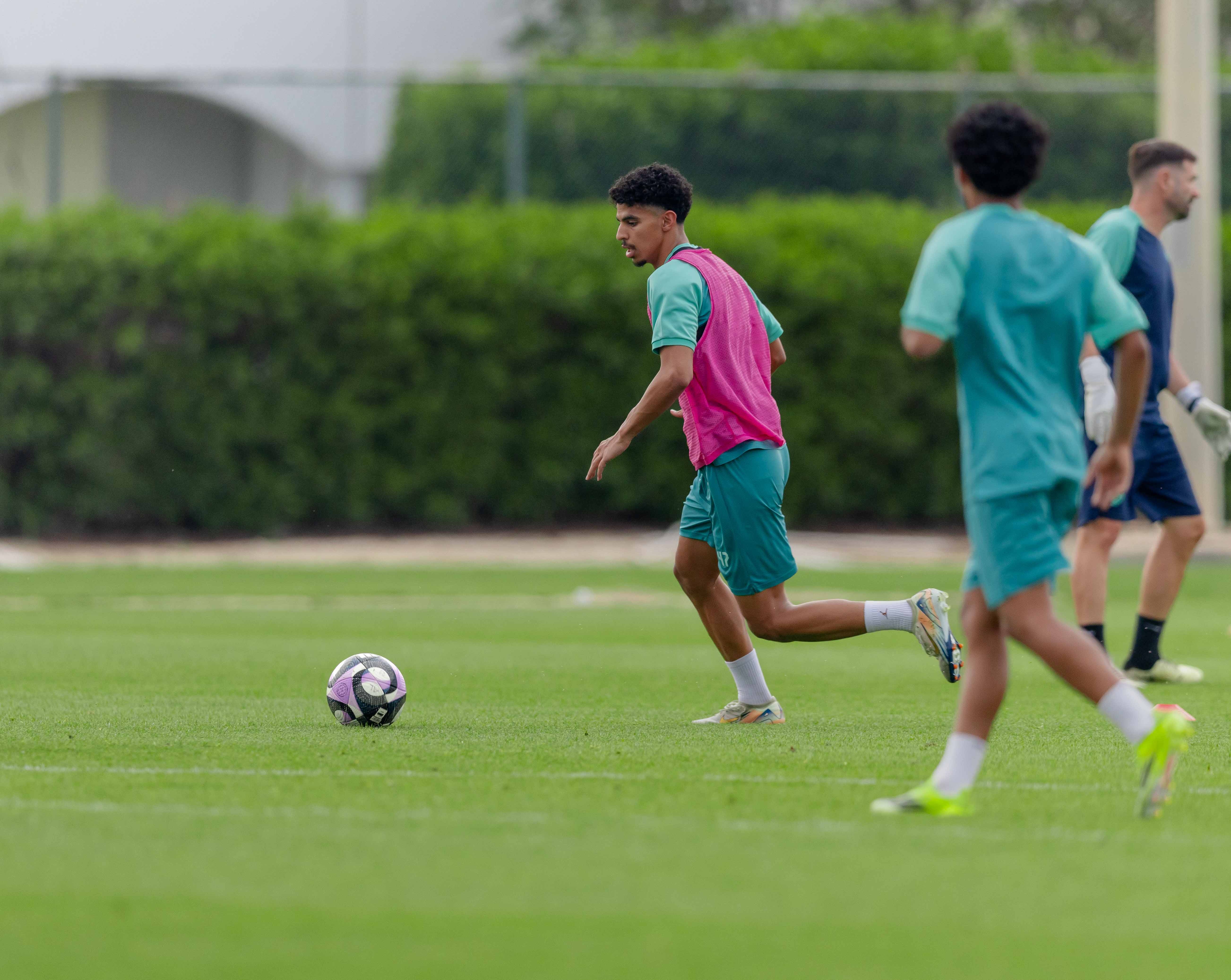 الفيحاء تحت 21 عامًا يُجري تمرينه الرئيسي استعدادًا لملاقاة القادسية .