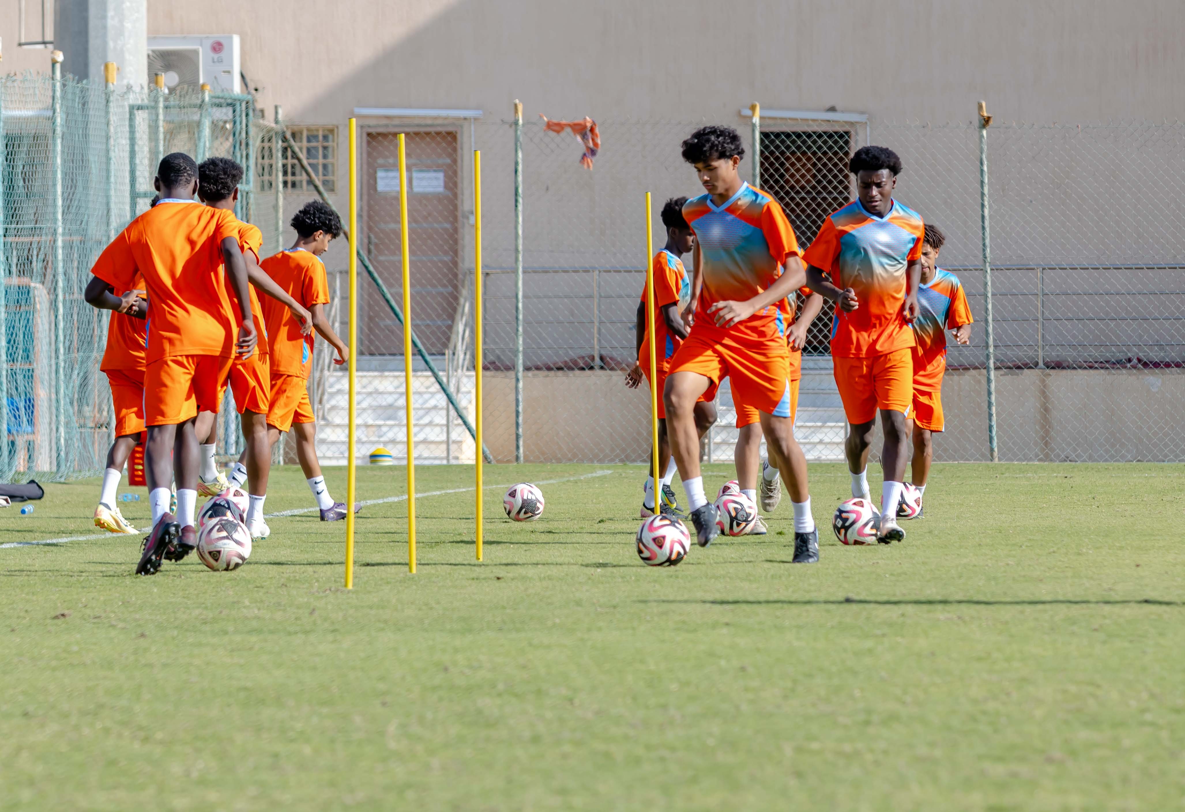 الفيحاء تحت 17 سنة يجري تمرينه الرئيس لمواجهة نظيره نادي القنفذة