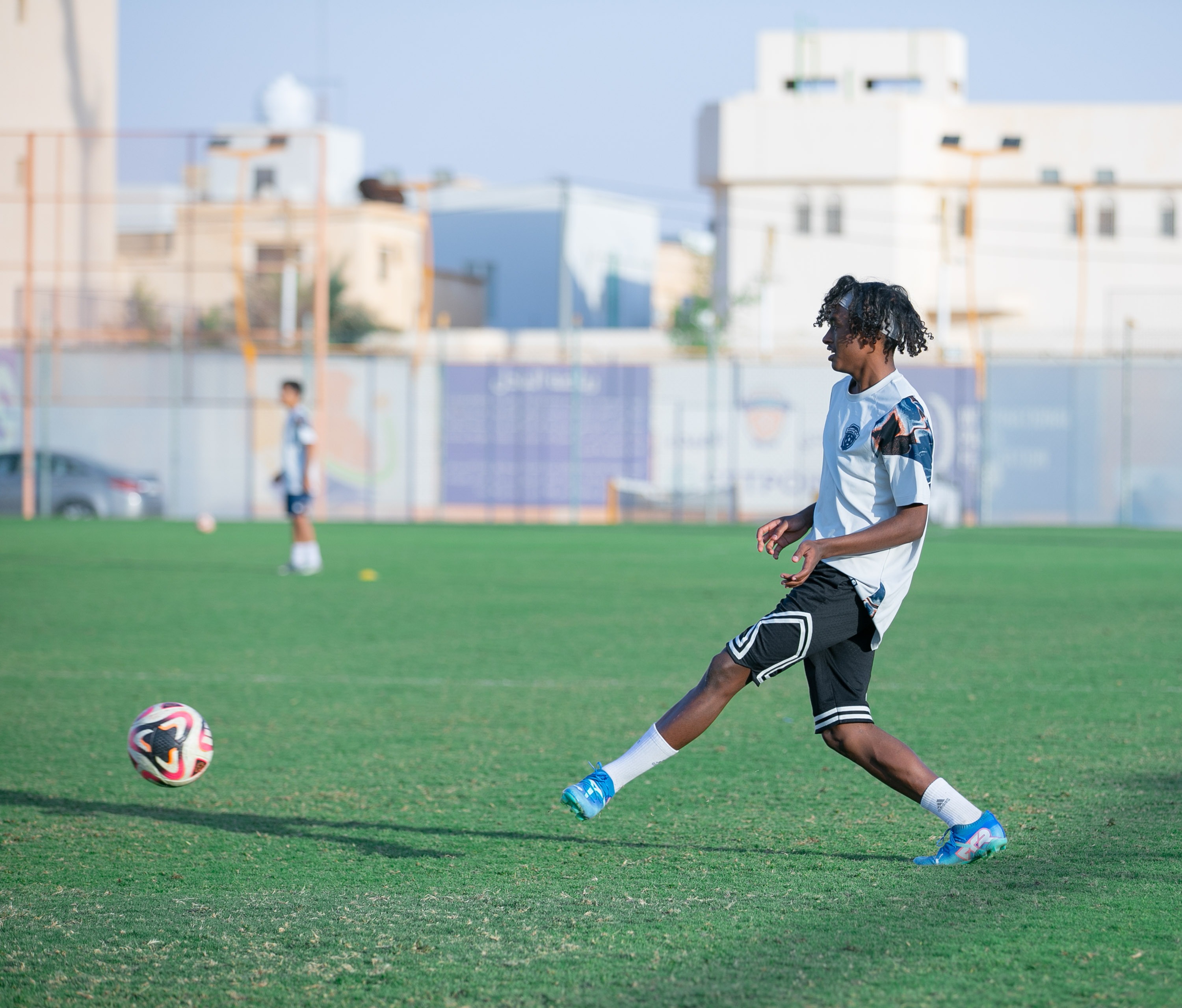 الفيحاء تحت 15 سنة يجري تمرينه الرئيس لمواجهة نظيره نادي الطائي